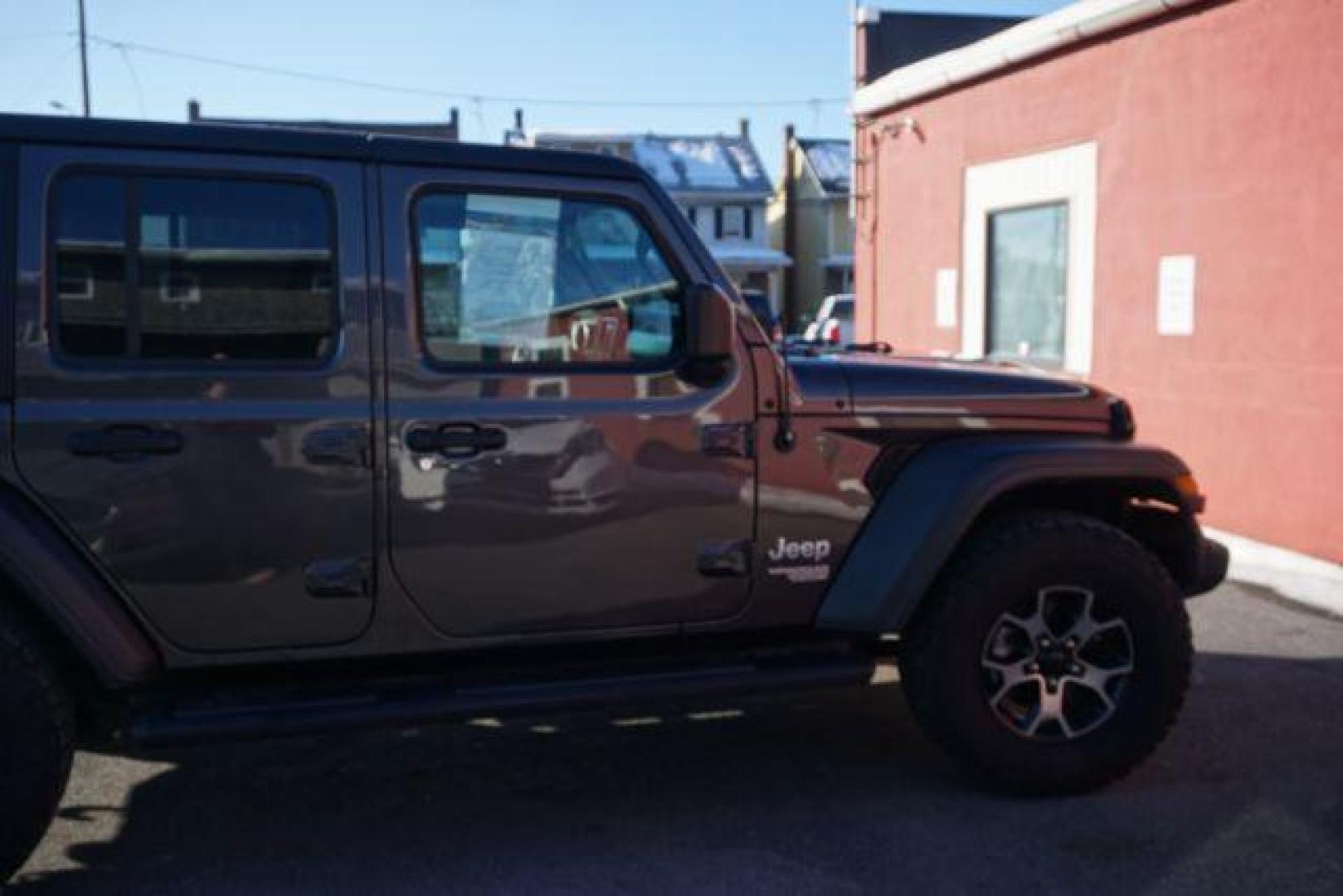 2020 Sting-Gray Clearcoat /Black Jeep Wrangler Unlimited Sport S 4X4 (1C4HJXDG3LW) , located at 312 Centre Ave, Schuylkill Haven, PA, 17972, (570) 593-5278, 40.638130, -76.177383 - Photo#19