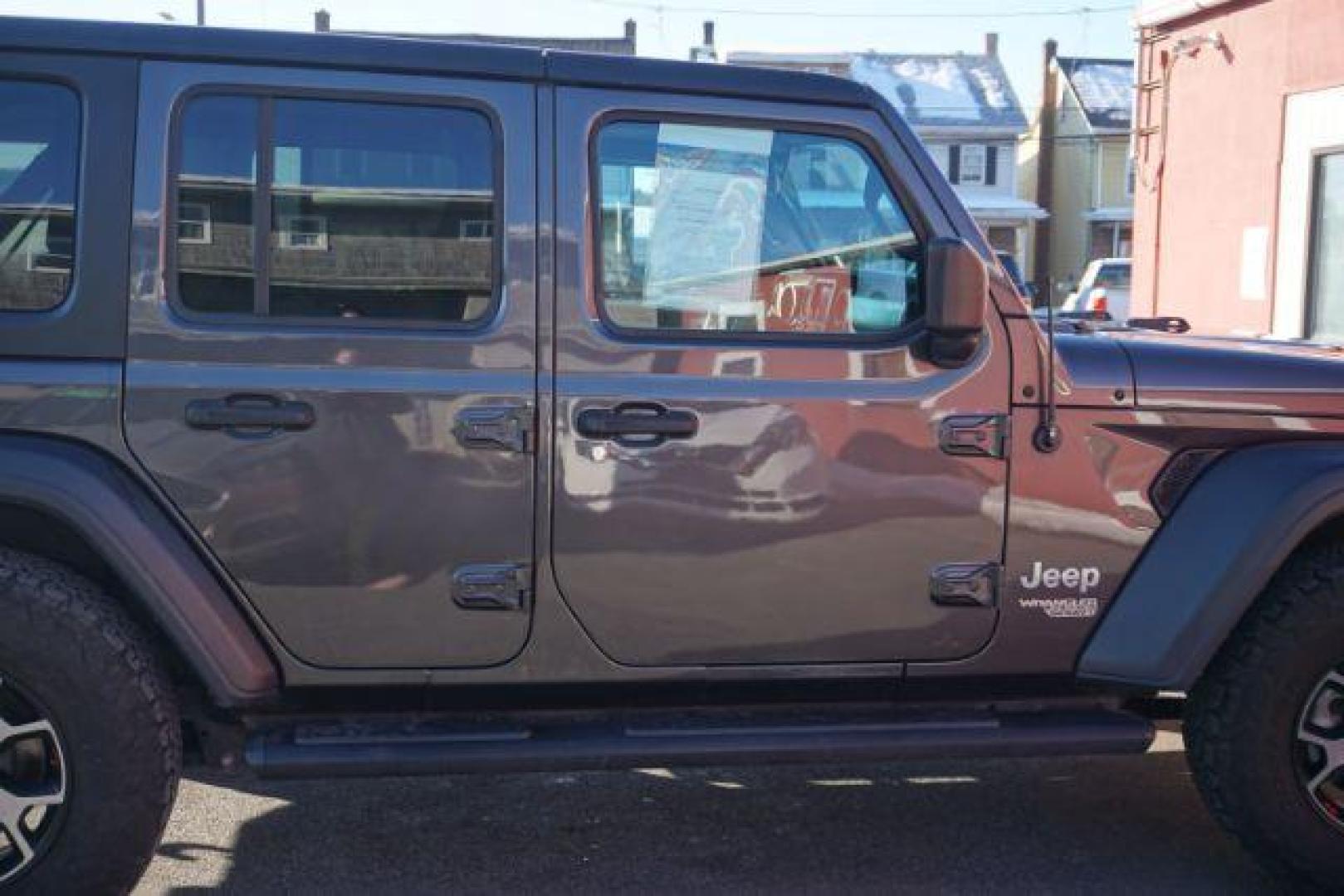 2020 Sting-Gray Clearcoat /Black Jeep Wrangler Unlimited Sport S 4X4 (1C4HJXDG3LW) , located at 312 Centre Ave, Schuylkill Haven, PA, 17972, (570) 593-5278, 40.638130, -76.177383 - Photo#20