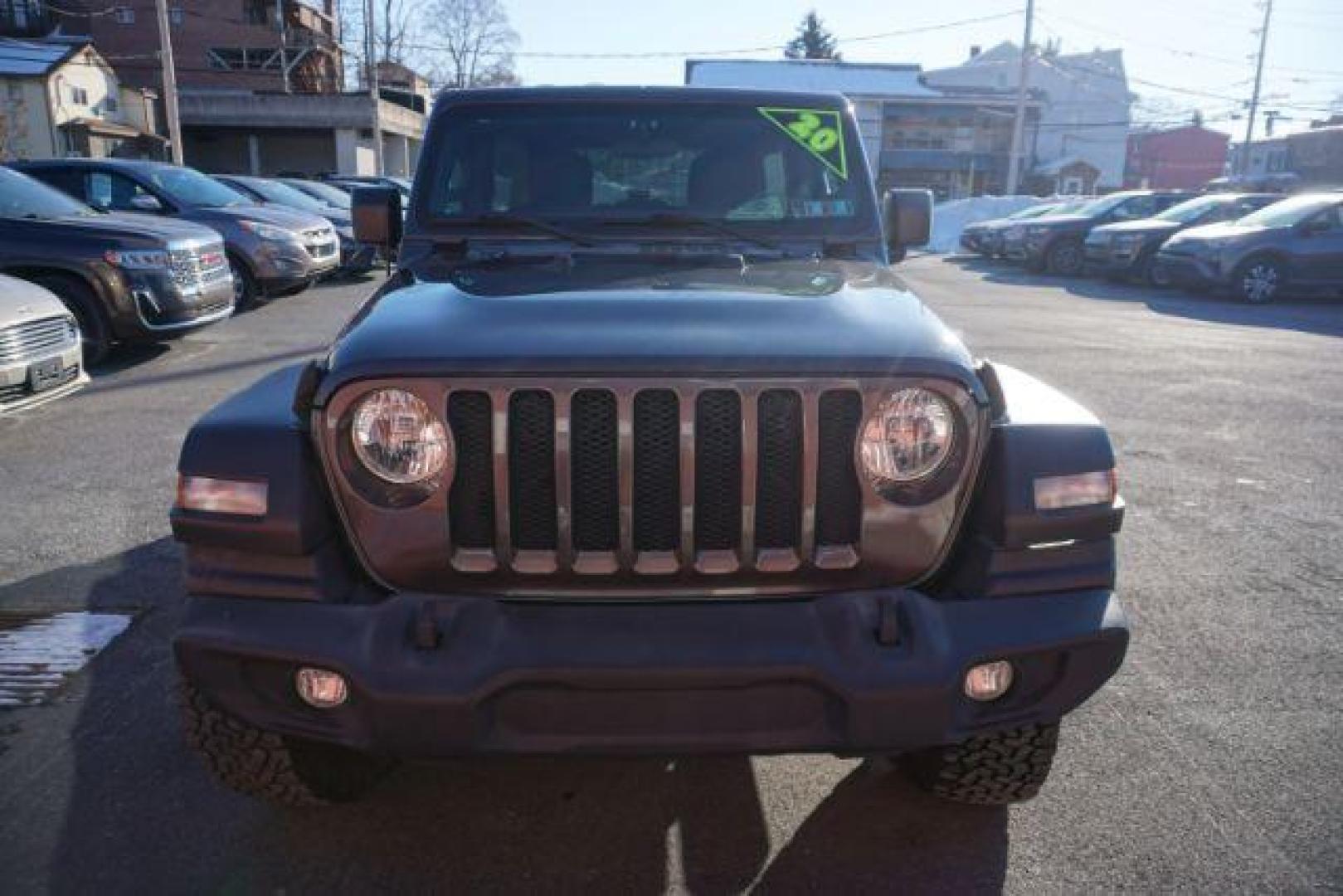 2020 Sting-Gray Clearcoat /Black Jeep Wrangler Unlimited Sport S 4X4 (1C4HJXDG3LW) , located at 312 Centre Ave, Schuylkill Haven, PA, 17972, (570) 593-5278, 40.638130, -76.177383 - Photo#23