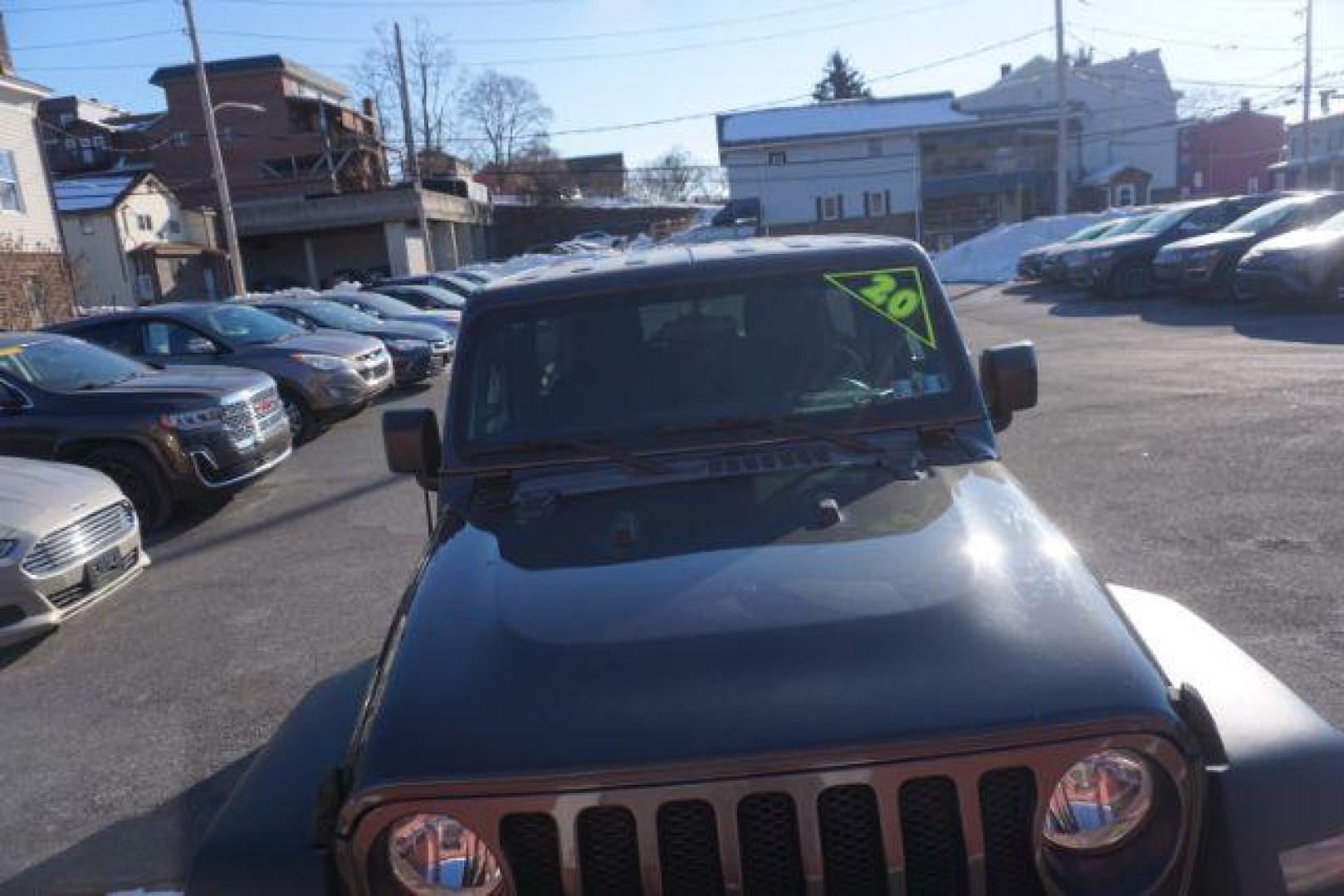2020 Sting-Gray Clearcoat /Black Jeep Wrangler Unlimited Sport S 4X4 (1C4HJXDG3LW) , located at 312 Centre Ave, Schuylkill Haven, PA, 17972, (570) 593-5278, 40.638130, -76.177383 - Photo#24