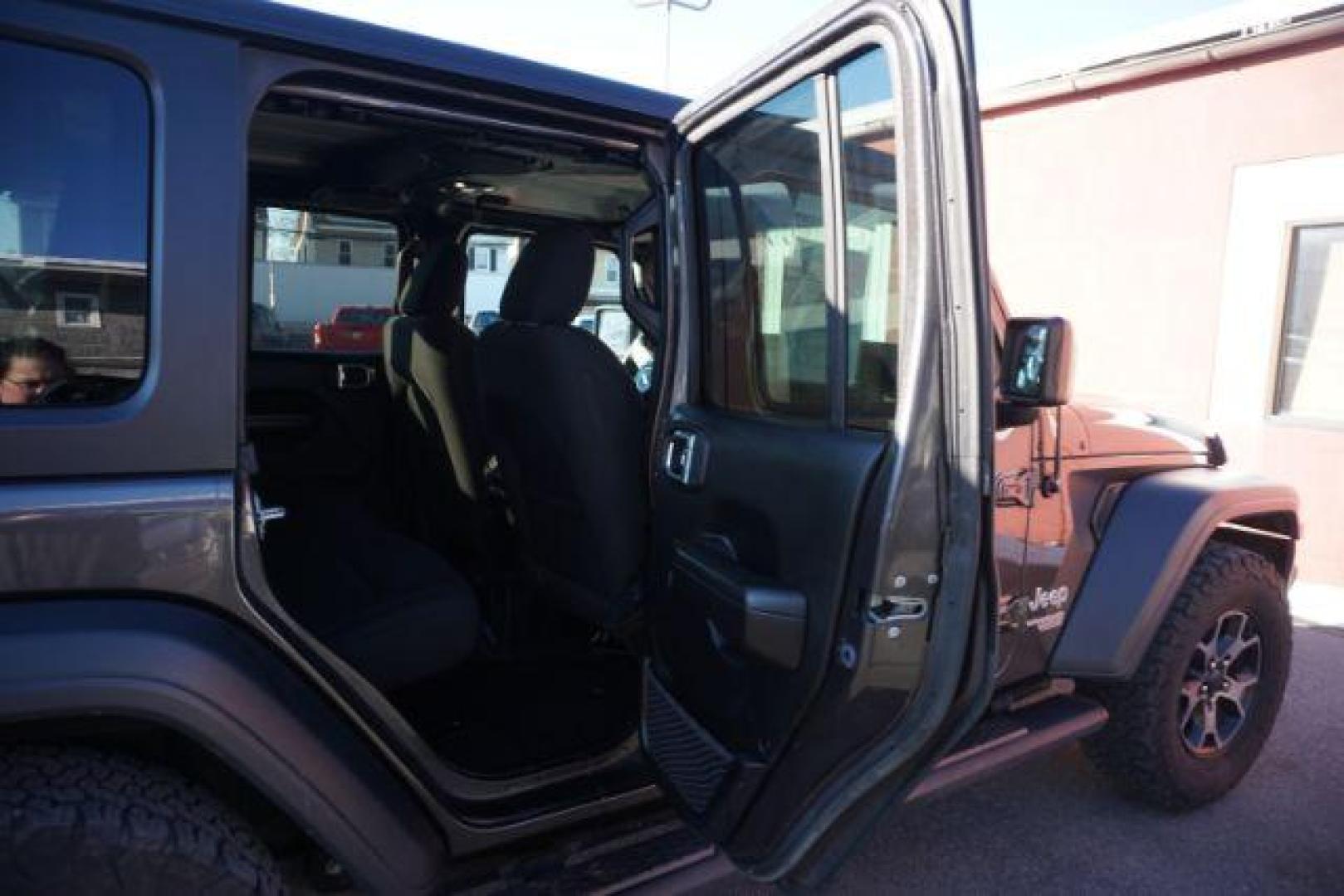 2020 Sting-Gray Clearcoat /Black Jeep Wrangler Unlimited Sport S 4X4 (1C4HJXDG3LW) , located at 312 Centre Ave, Schuylkill Haven, PA, 17972, (570) 593-5278, 40.638130, -76.177383 - Photo#43