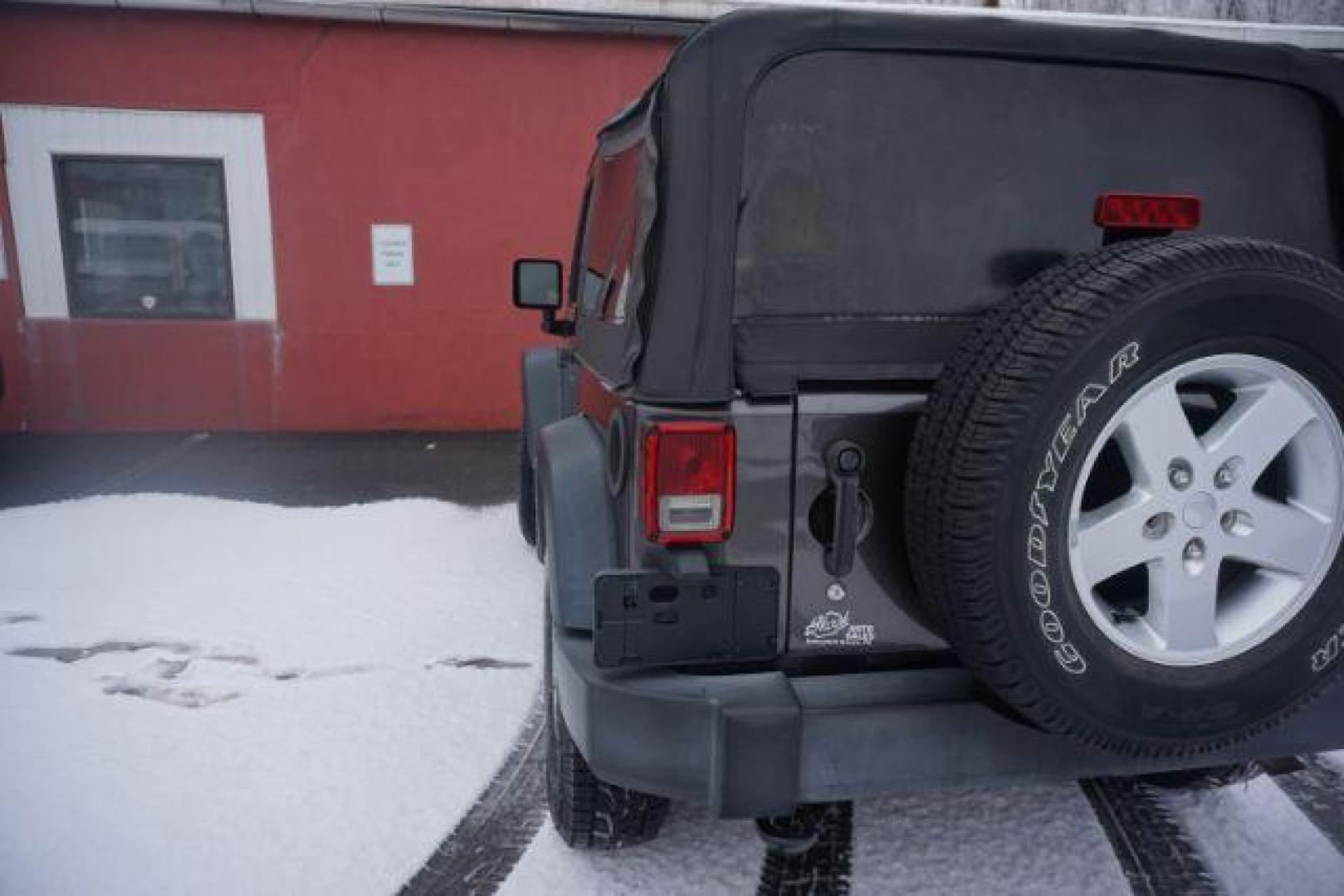 2016 Granite Crystal Metallic Clearcoat /Black Jeep Wrangler Sport (1C4AJWAG0GL) with an Pentastar 3.6L V-6 DOHC engine, located at 312 Centre Ave, Schuylkill Haven, PA, 17972, (570) 593-5278, 40.638130, -76.177383 - Photo#8