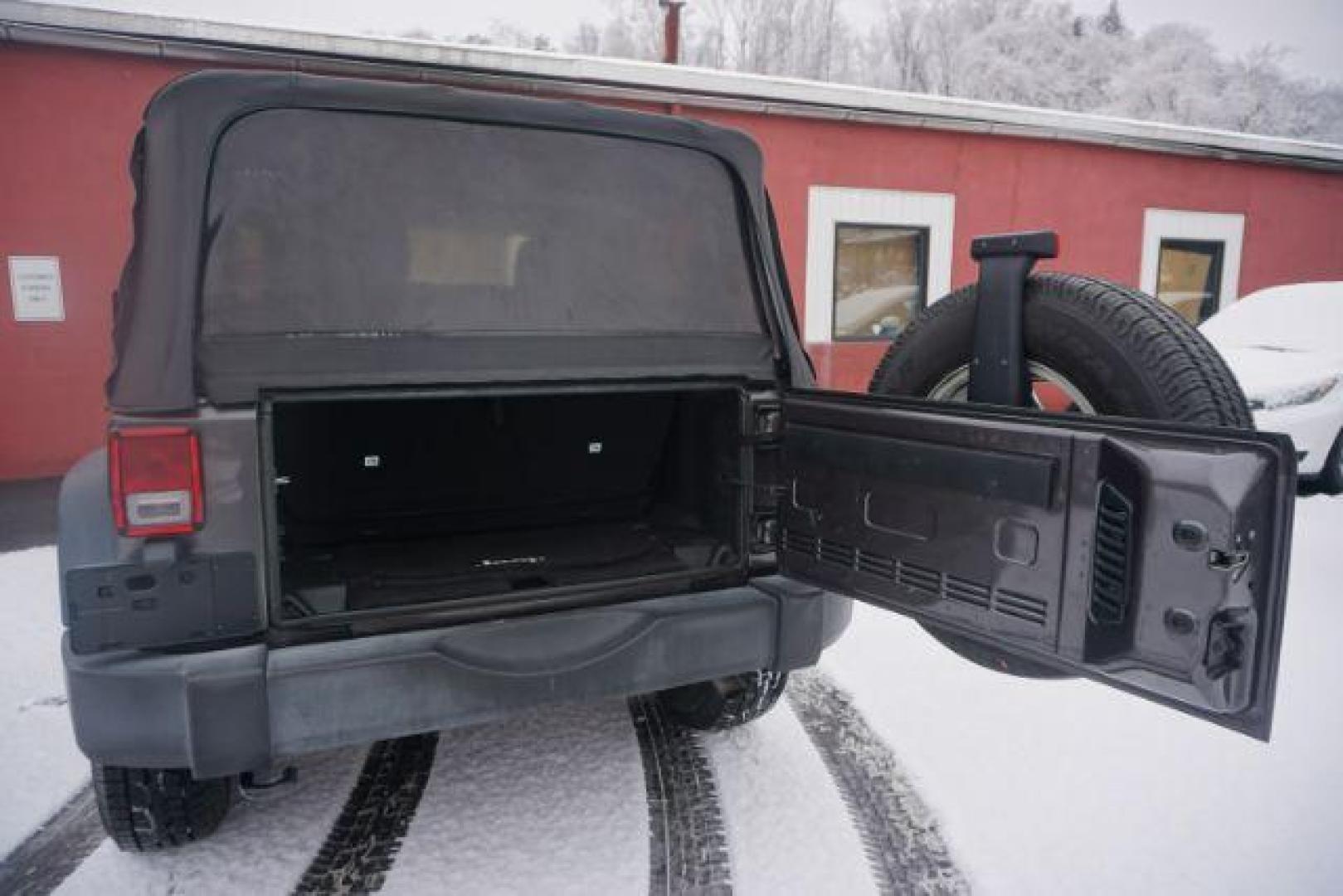 2016 Granite Crystal Metallic Clearcoat /Black Jeep Wrangler Sport (1C4AJWAG0GL) with an Pentastar 3.6L V-6 DOHC engine, located at 312 Centre Ave, Schuylkill Haven, PA, 17972, (570) 593-5278, 40.638130, -76.177383 - Photo#10