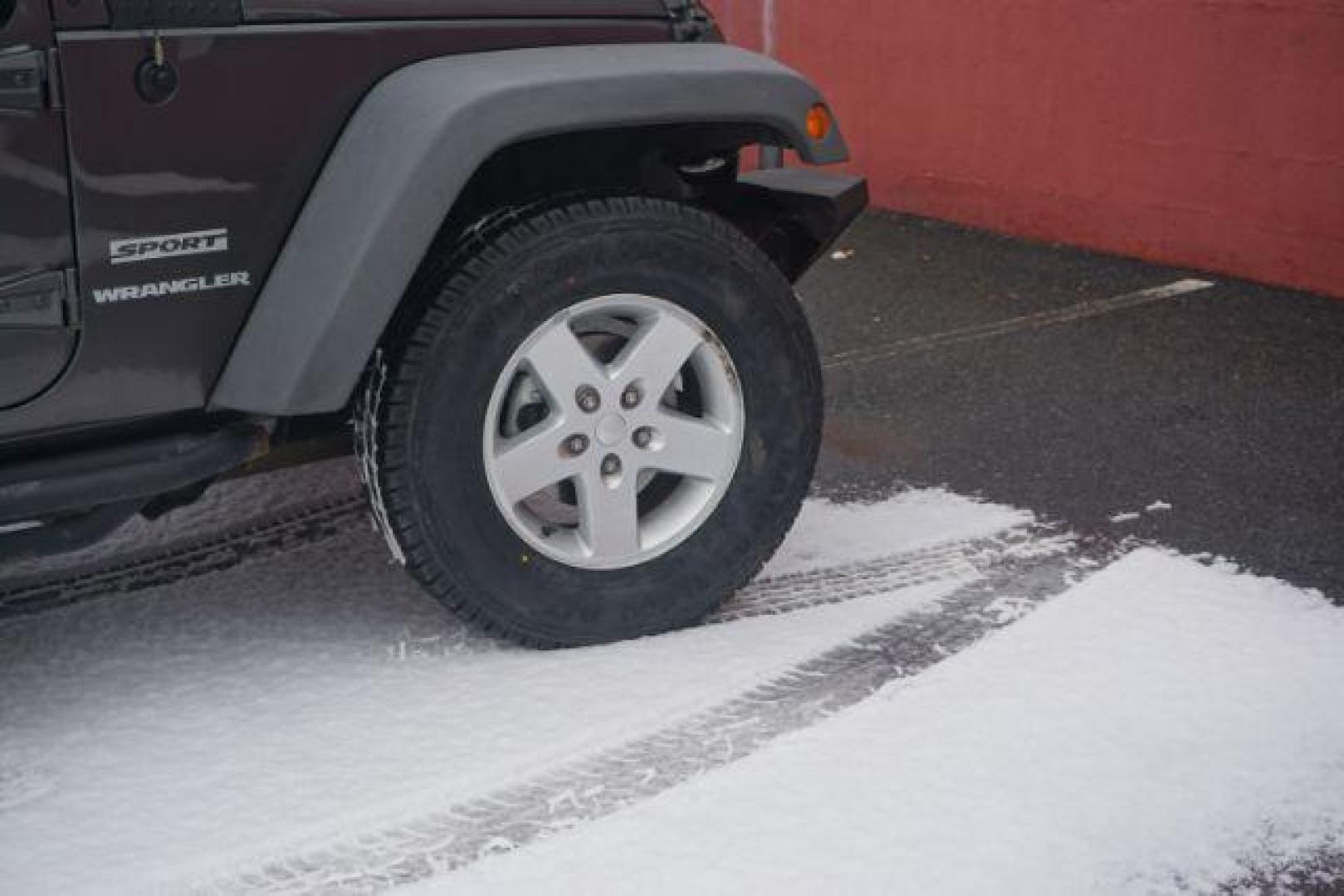 2016 Granite Crystal Metallic Clearcoat /Black Jeep Wrangler Sport (1C4AJWAG0GL) with an Pentastar 3.6L V-6 DOHC engine, located at 312 Centre Ave, Schuylkill Haven, PA, 17972, (570) 593-5278, 40.638130, -76.177383 - Photo#20