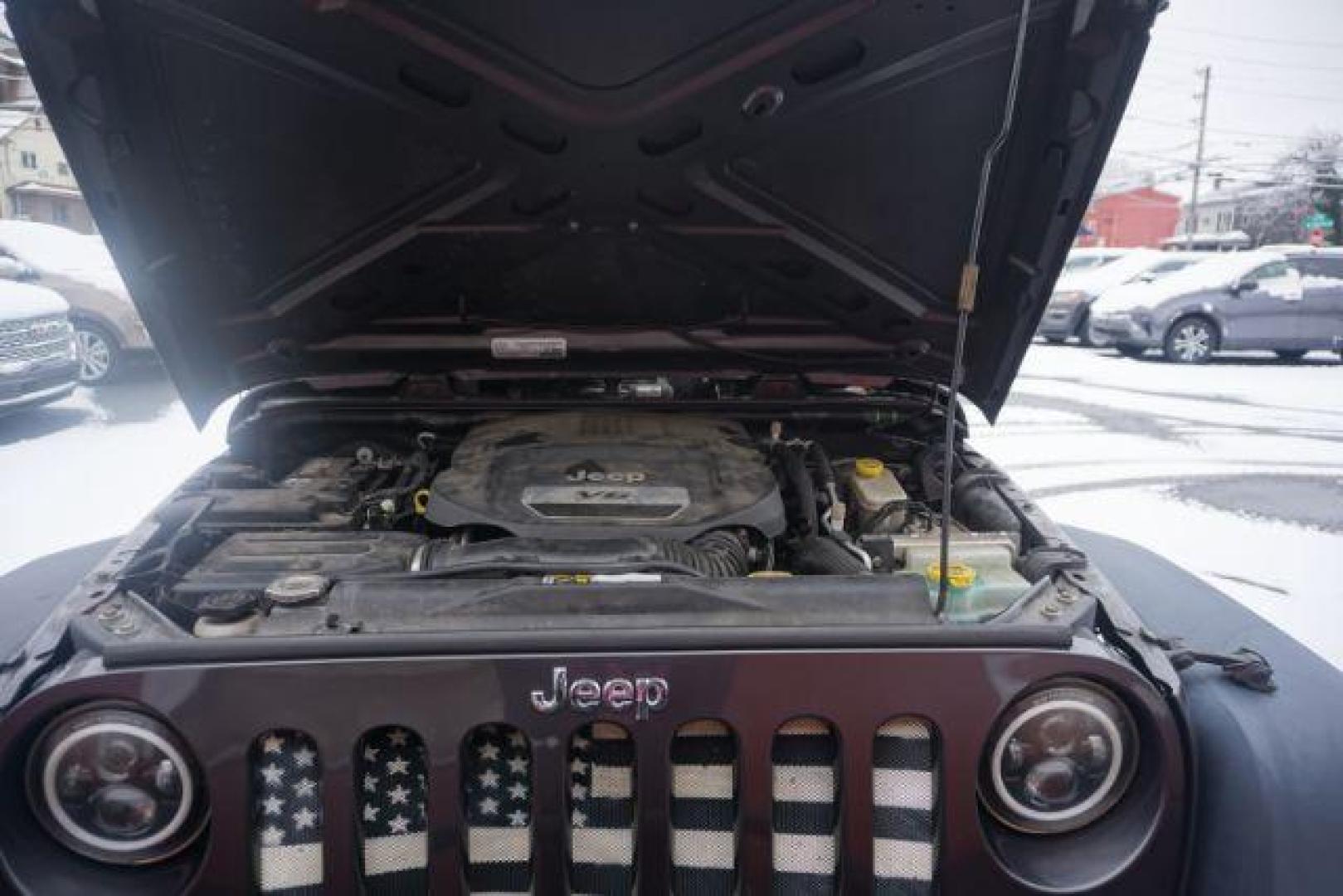 2016 Granite Crystal Metallic Clearcoat /Black Jeep Wrangler Sport (1C4AJWAG0GL) with an Pentastar 3.6L V-6 DOHC engine, located at 312 Centre Ave, Schuylkill Haven, PA, 17972, (570) 593-5278, 40.638130, -76.177383 - Photo#24