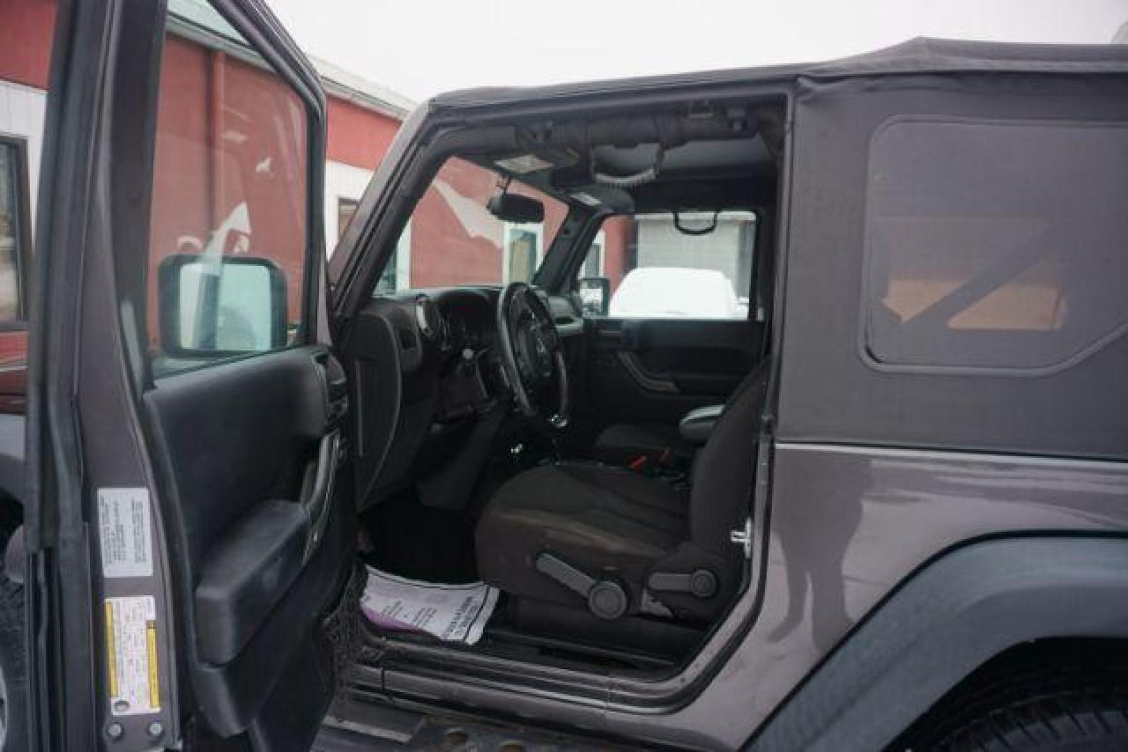 2016 Granite Crystal Metallic Clearcoat /Black Jeep Wrangler Sport (1C4AJWAG0GL) with an Pentastar 3.6L V-6 DOHC engine, located at 312 Centre Ave, Schuylkill Haven, PA, 17972, (570) 593-5278, 40.638130, -76.177383 - Photo#26