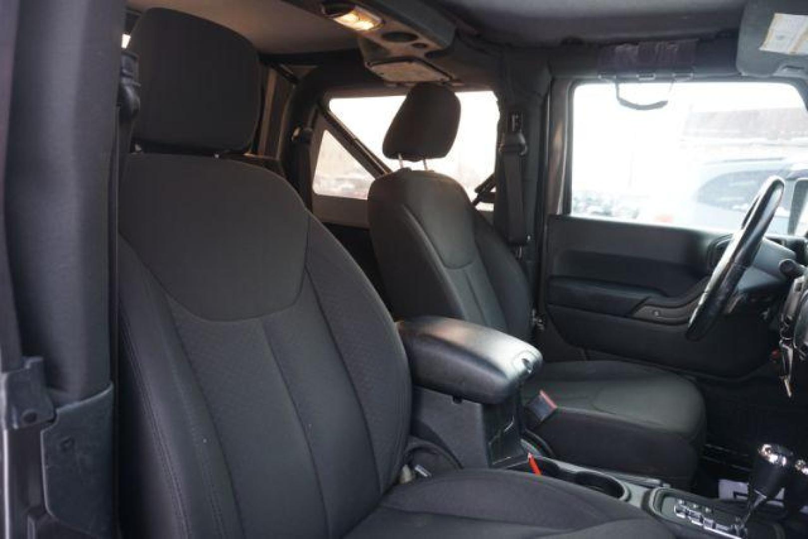 2016 Granite Crystal Metallic Clearcoat /Black Jeep Wrangler Sport (1C4AJWAG0GL) with an Pentastar 3.6L V-6 DOHC engine, located at 312 Centre Ave, Schuylkill Haven, PA, 17972, (570) 593-5278, 40.638130, -76.177383 - Photo#39