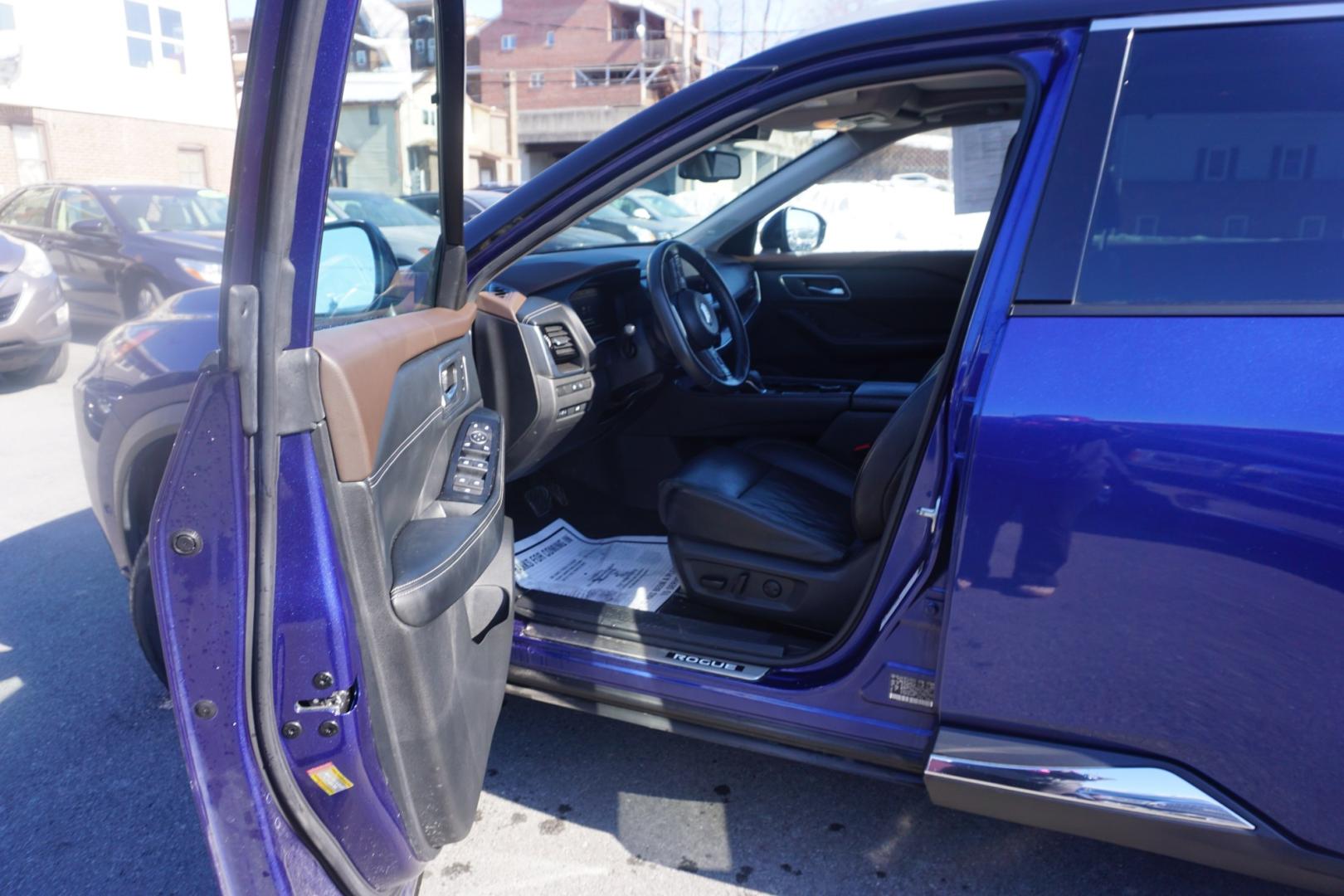 2021 CASPIAN BLUE METALLI NISSAN ROGUE PLATINUM (JN8AT3DDXMW) with an 2.5L I4 engine, CVT transmission, located at 312 Centre Ave, Schuylkill Haven, PA, 17972, (570) 593-5278, 40.638130, -76.177383- Photo#28