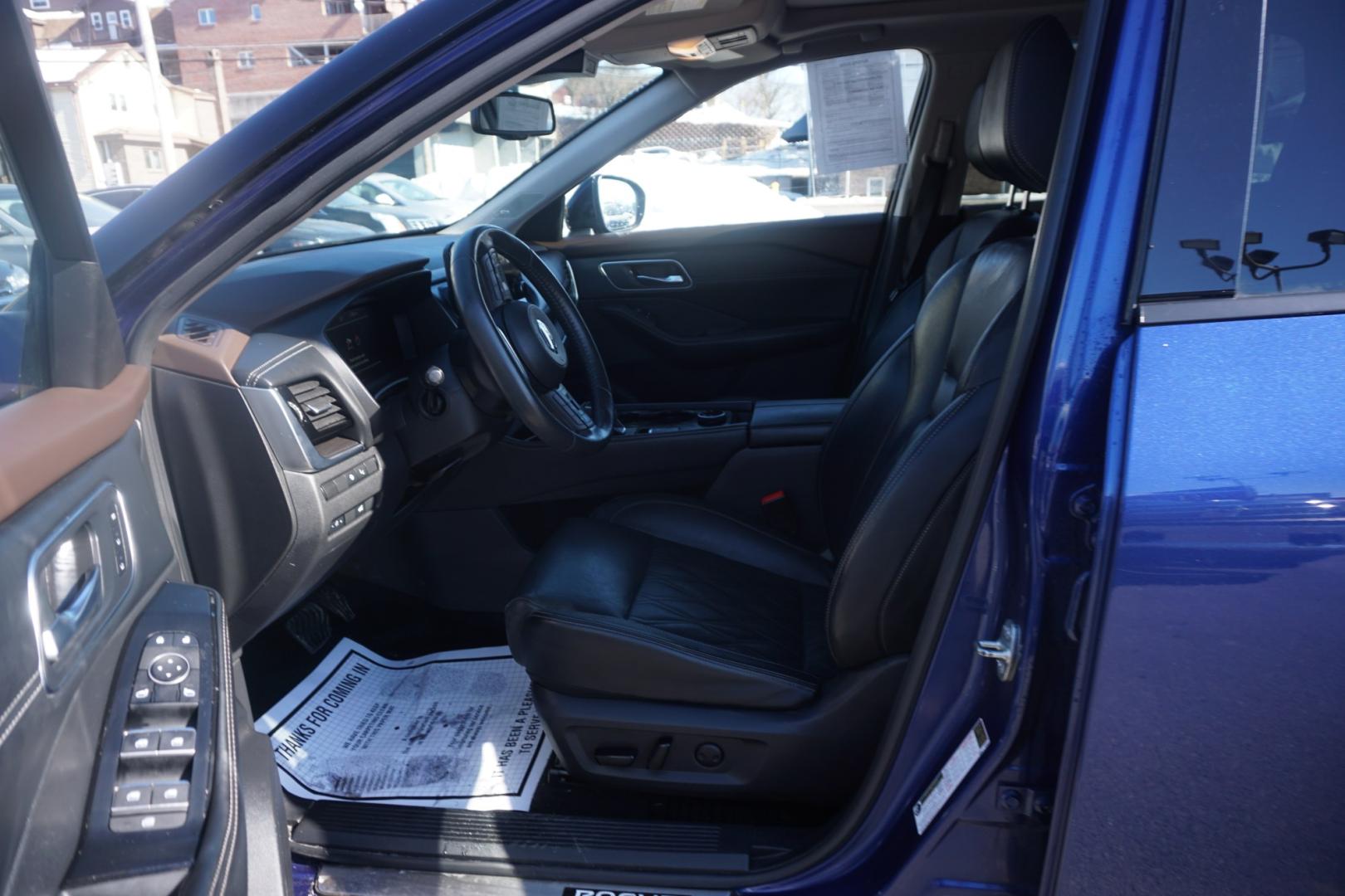 2021 CASPIAN BLUE METALLI NISSAN ROGUE PLATINUM (JN8AT3DDXMW) with an 2.5L I4 engine, CVT transmission, located at 312 Centre Ave, Schuylkill Haven, PA, 17972, (570) 593-5278, 40.638130, -76.177383- Photo#29