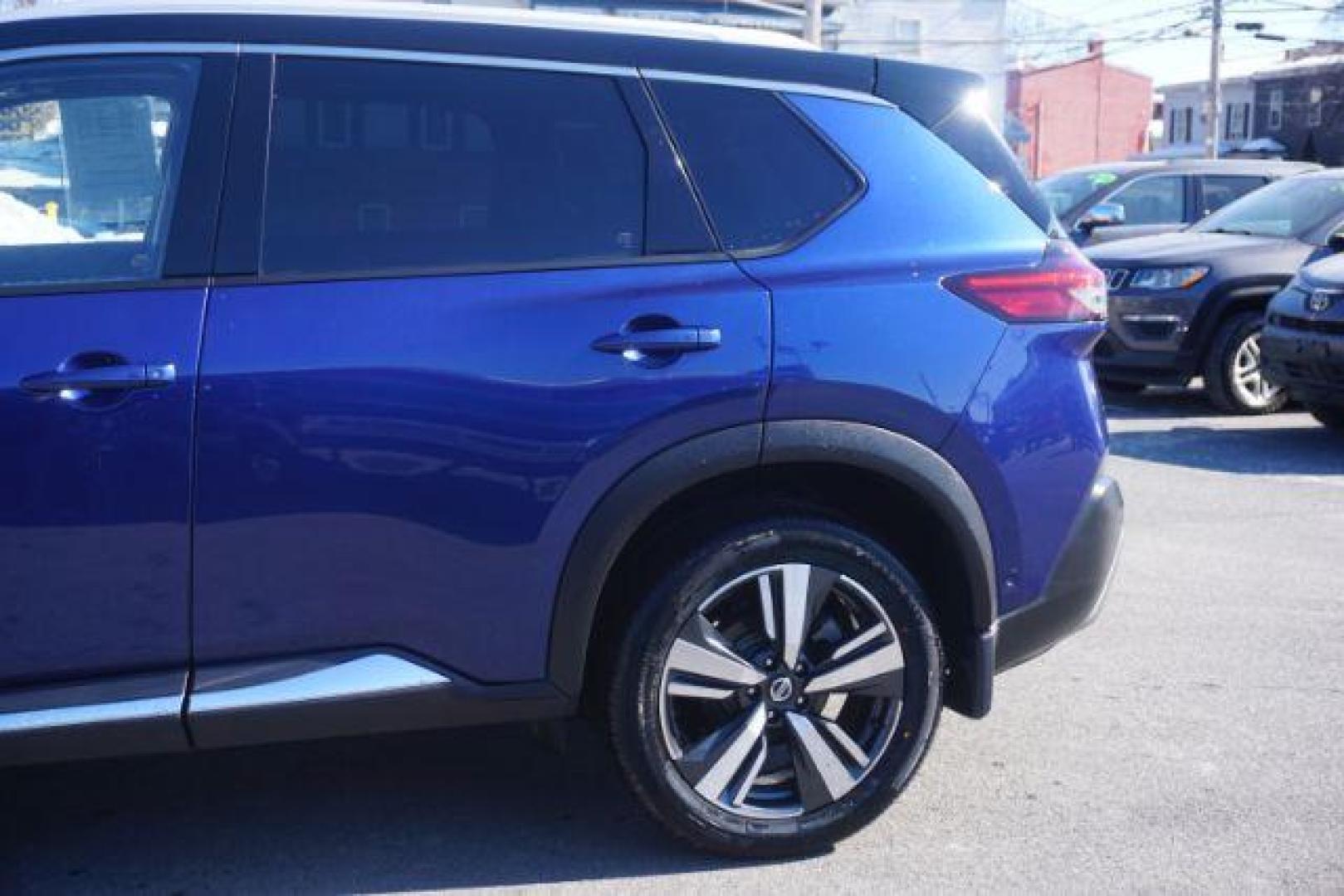 2021 CASPIAN BLUE METALLI NISSAN ROGUE PLATINUM (JN8AT3DDXMW) with an 2.5L I4 engine, CVT transmission, located at 312 Centre Ave, Schuylkill Haven, PA, 17972, (570) 593-5278, 40.638130, -76.177383- Photo#45