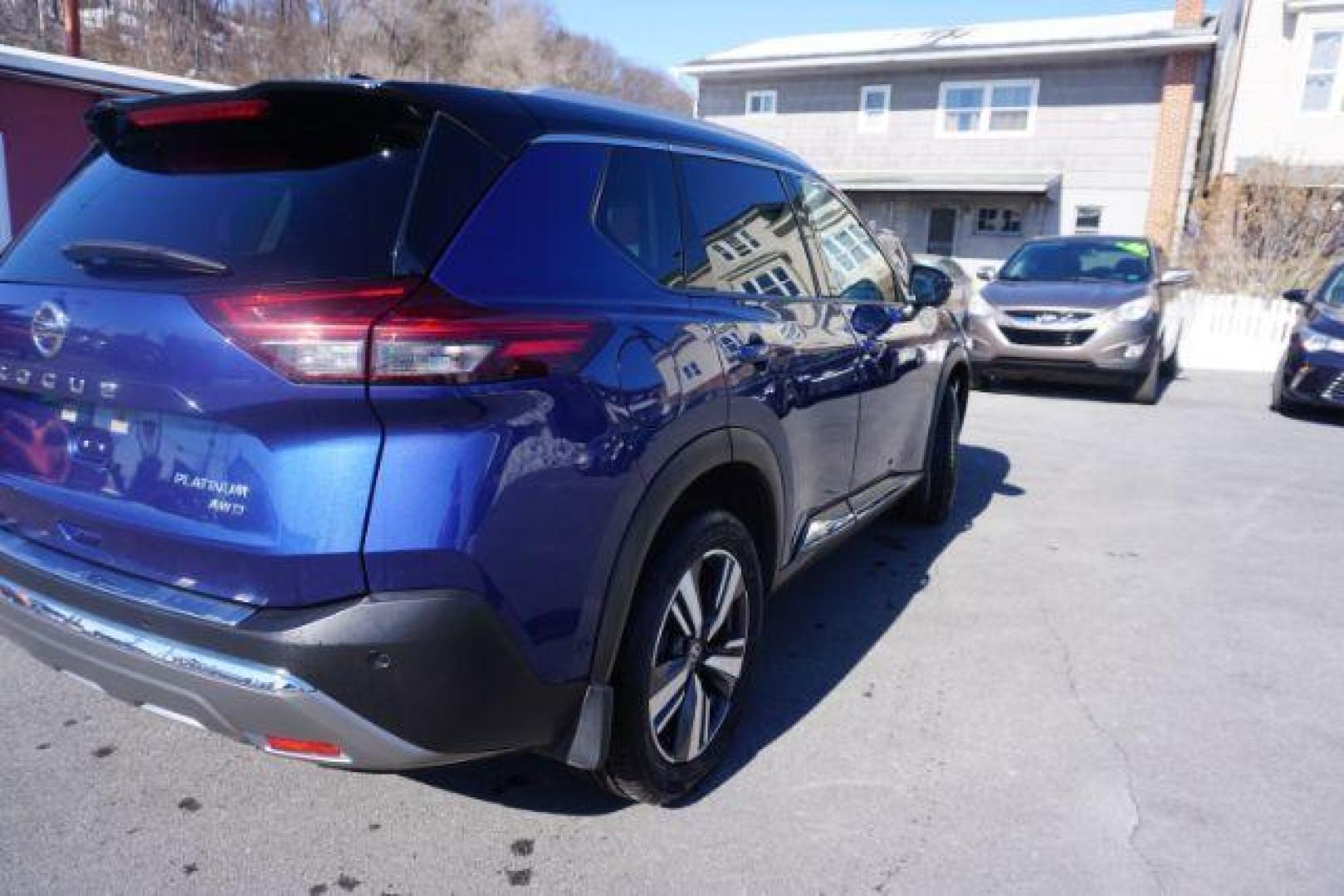 2021 CASPIAN BLUE METALLI NISSAN ROGUE PLATINUM (JN8AT3DDXMW) with an 2.5L I4 engine, CVT transmission, located at 312 Centre Ave, Schuylkill Haven, PA, 17972, (570) 593-5278, 40.638130, -76.177383- Photo#53
