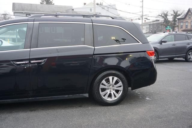 2015 Crystal Black Pearl /Gray Honda Odyssey EX-L (5FNRL5H60FB) with an 3.5L V-6 i-VTEC variable valve control engine, located at 312 Centre Ave, Schuylkill Haven, PA, 17972, (570) 593-5278, 40.638130, -76.177383 - Photo#5