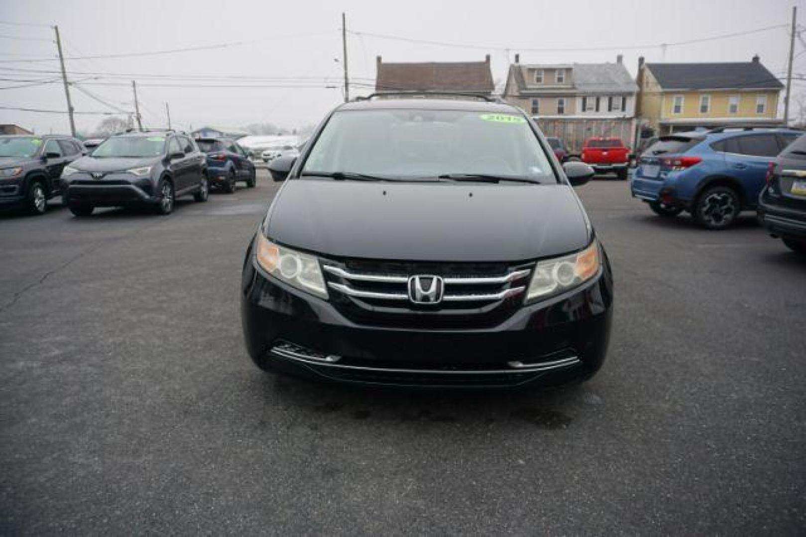 2015 Crystal Black Pearl /Gray Honda Odyssey EX-L (5FNRL5H60FB) with an 3.5L V-6 i-VTEC variable valve control engine, located at 312 Centre Ave, Schuylkill Haven, PA, 17972, (570) 593-5278, 40.638130, -76.177383 - Photo#22
