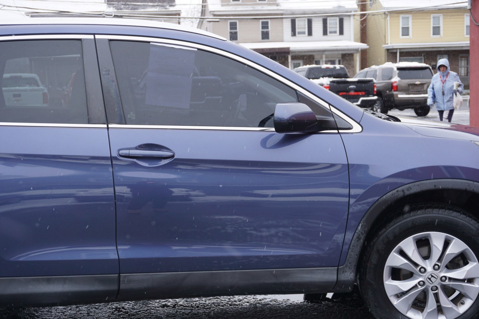 2013 Twilight Blue Metallic /Beige HONDA CR-V EX-L (2HKRM4H77DH) with an 2.4L I-4 DOHC engine, located at 312 Centre Ave, Schuylkill Haven, PA, 17972, (570) 593-5278, 40.638130, -76.177383 - Photo#16