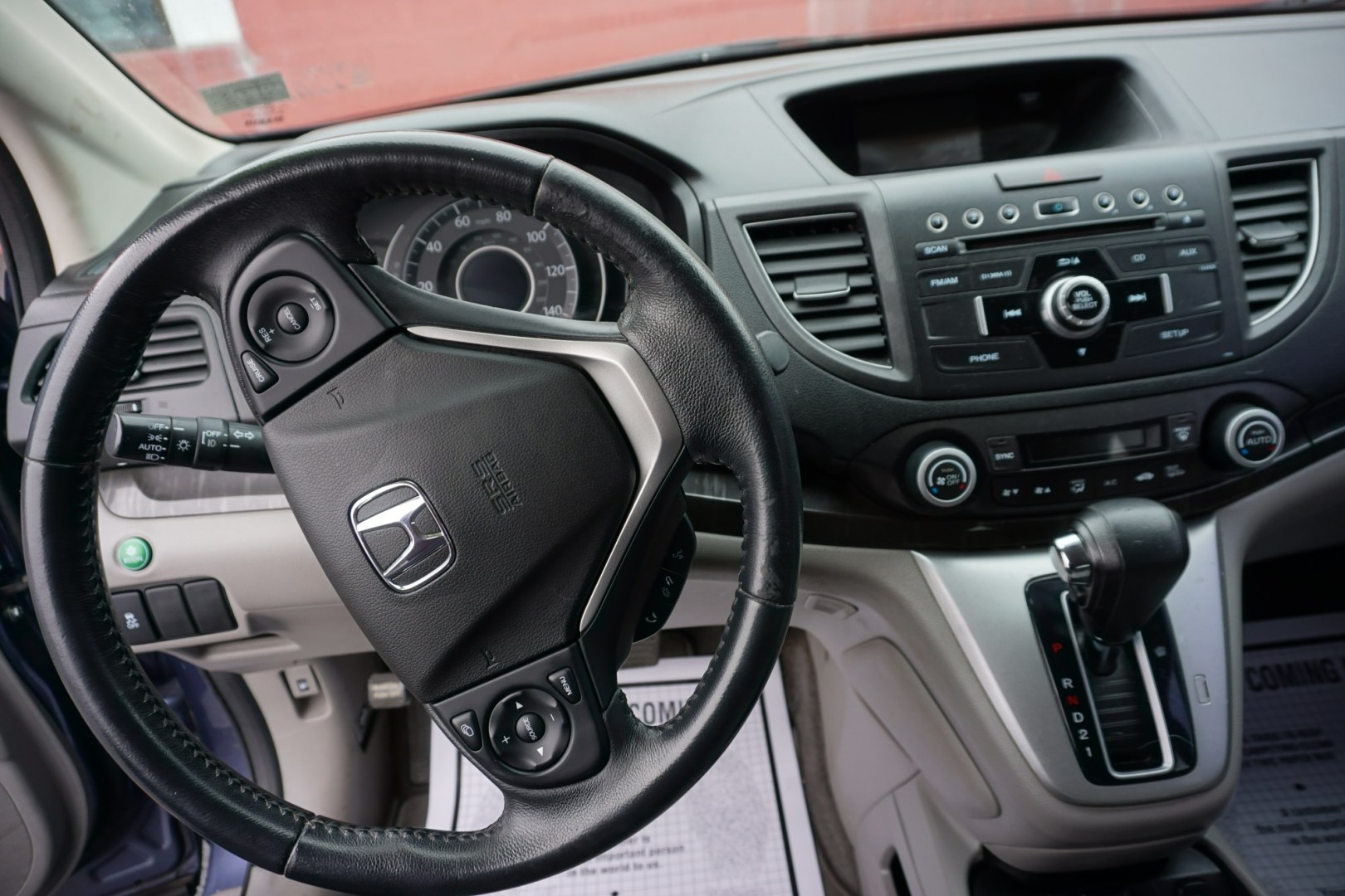 2013 Twilight Blue Metallic /Beige HONDA CR-V EX-L (2HKRM4H77DH) with an 2.4L I-4 DOHC engine, located at 312 Centre Ave, Schuylkill Haven, PA, 17972, (570) 593-5278, 40.638130, -76.177383 - Photo#24