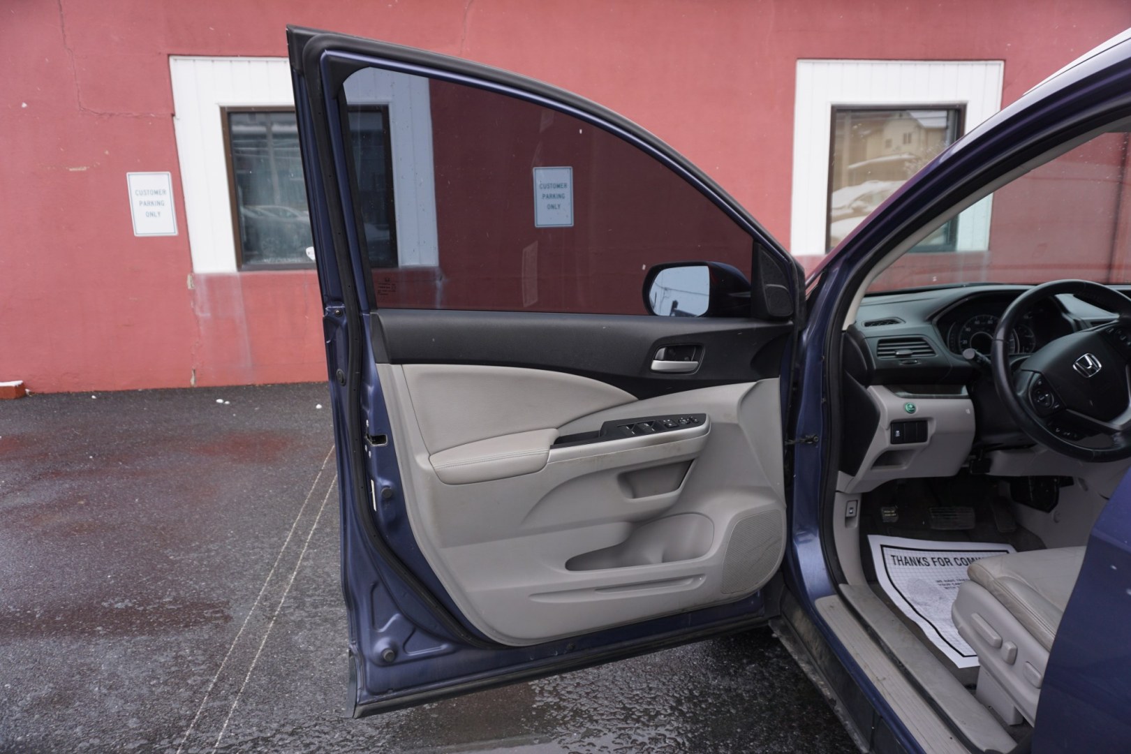 2013 Twilight Blue Metallic /Beige HONDA CR-V EX-L (2HKRM4H77DH) with an 2.4L I-4 DOHC engine, located at 312 Centre Ave, Schuylkill Haven, PA, 17972, (570) 593-5278, 40.638130, -76.177383 - Photo#28