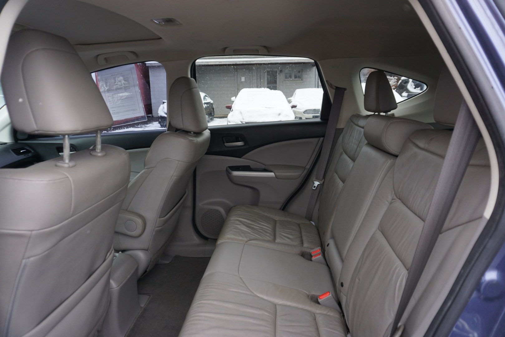 2013 Twilight Blue Metallic /Beige HONDA CR-V EX-L (2HKRM4H77DH) with an 2.4L I-4 DOHC engine, located at 312 Centre Ave, Schuylkill Haven, PA, 17972, (570) 593-5278, 40.638130, -76.177383 - Photo#30
