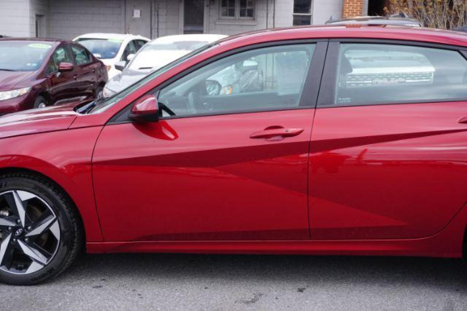2023 Ultimate Red /Black Hyundai Elantra SEL (KMHLS4AG2PU) with an Nu 2L I-4 DOHC engine, located at 312 Centre Ave, Schuylkill Haven, PA, 17972, (570) 593-5278, 40.638130, -76.177383 - Photo#4