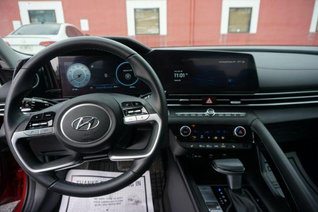 2023 Ultimate Red /Black Hyundai Elantra SEL (KMHLS4AG2PU) with an Nu 2L I-4 DOHC engine, located at 312 Centre Ave, Schuylkill Haven, PA, 17972, (570) 593-5278, 40.638130, -76.177383 - Photo#33