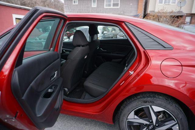 2023 Ultimate Red /Black Hyundai Elantra SEL (KMHLS4AG2PU) with an Nu 2L I-4 DOHC engine, located at 312 Centre Ave, Schuylkill Haven, PA, 17972, (570) 593-5278, 40.638130, -76.177383 - Photo#35
