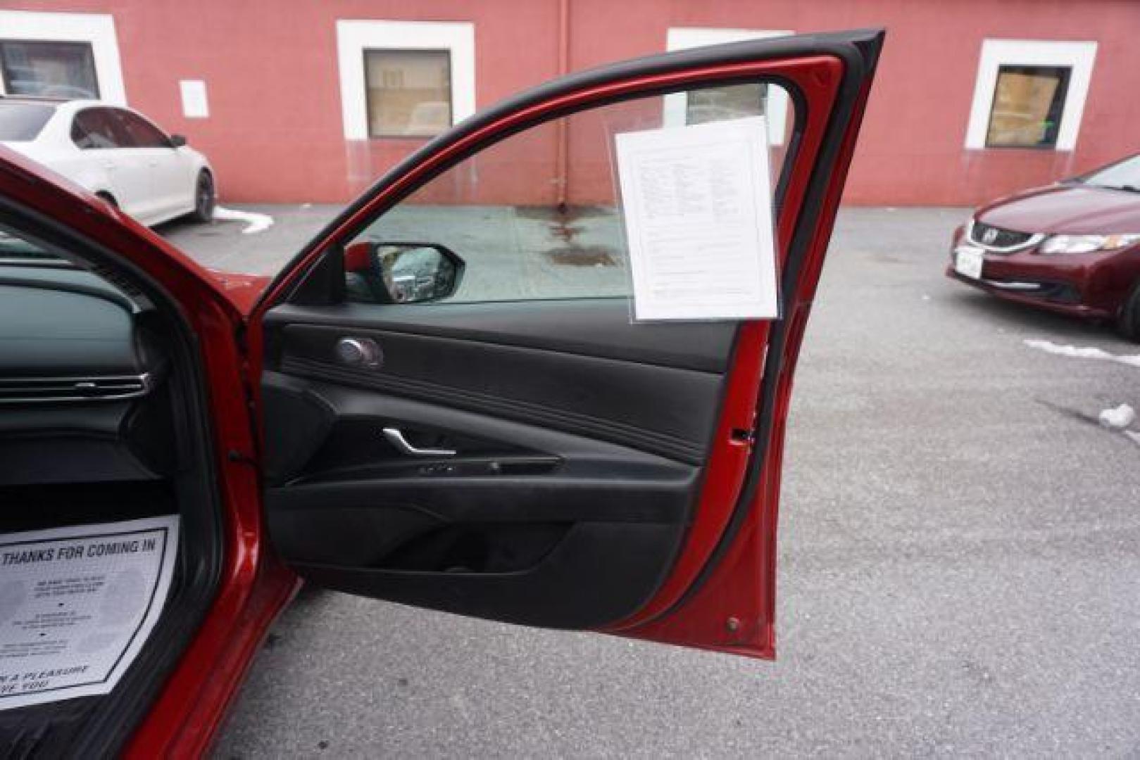 2023 Ultimate Red /Black Hyundai Elantra SEL (KMHLS4AG2PU) with an Nu 2L I-4 DOHC engine, located at 312 Centre Ave, Schuylkill Haven, PA, 17972, (570) 593-5278, 40.638130, -76.177383 - Photo#51