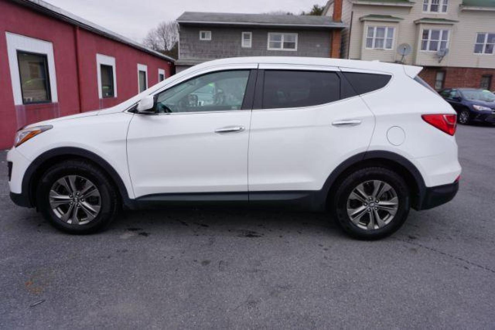 2014 Frost White Pearl /Gray Hyundai Santa Fe Sport 2.4L (5XYZTDLB5EG) with an Theta II 2.4L I-4 gasoline direct injection engine, located at 312 Centre Ave, Schuylkill Haven, PA, 17972, (570) 593-5278, 40.638130, -76.177383 - Photo#0