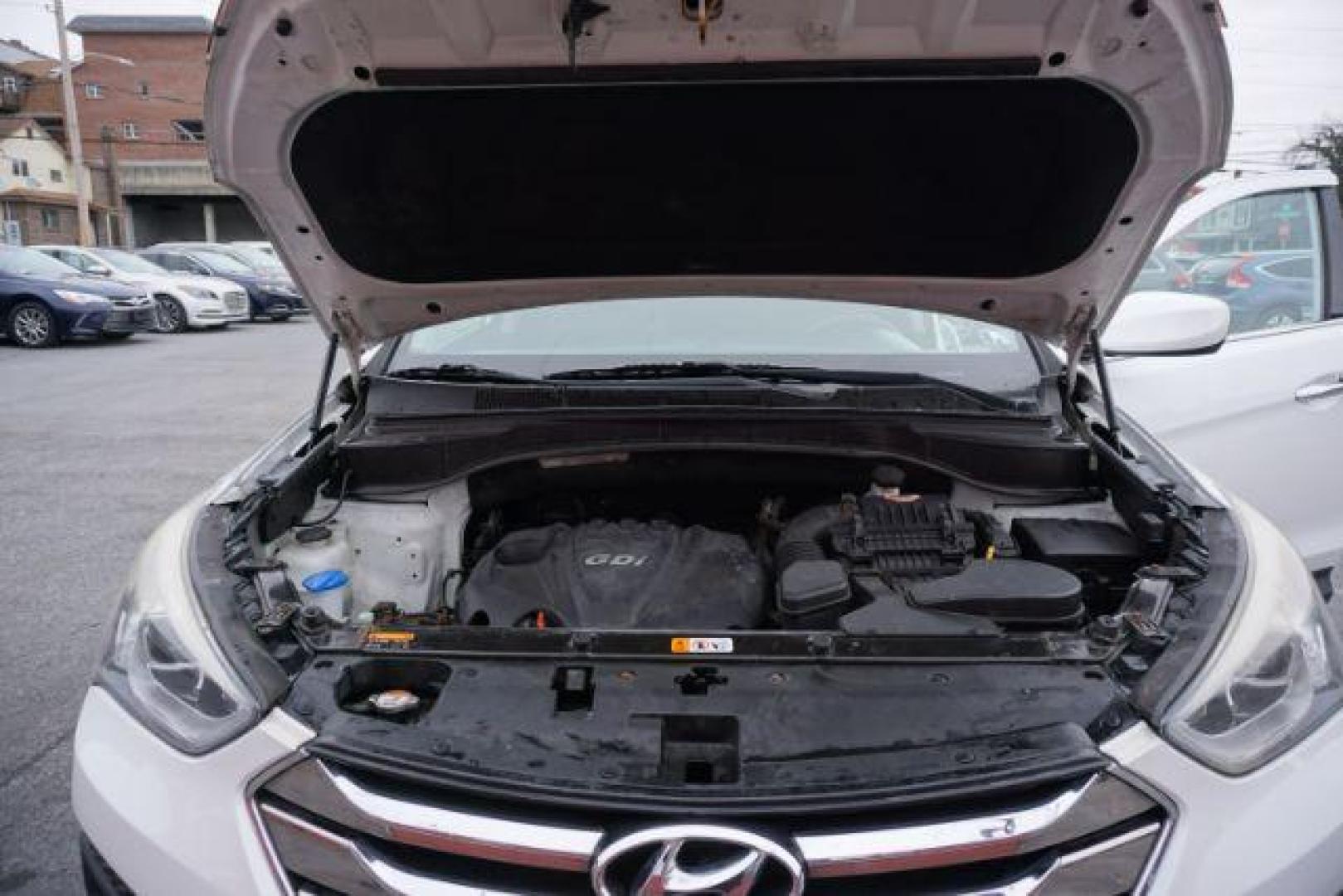 2014 Frost White Pearl /Gray Hyundai Santa Fe Sport 2.4L (5XYZTDLB5EG) with an Theta II 2.4L I-4 gasoline direct injection engine, located at 312 Centre Ave, Schuylkill Haven, PA, 17972, (570) 593-5278, 40.638130, -76.177383 - Photo#26