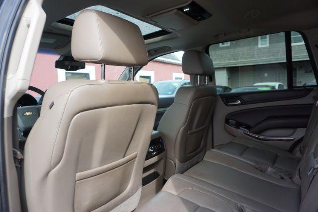 2015 Black /Cocoa/Dune Chevrolet Tahoe LT (1GNSKBKC3FR) with an EcoTec3 5.3L V-8 gasoline direct injection engine, located at 312 Centre Ave, Schuylkill Haven, PA, 17972, (570) 593-5278, 40.638130, -76.177383 - Photo#39