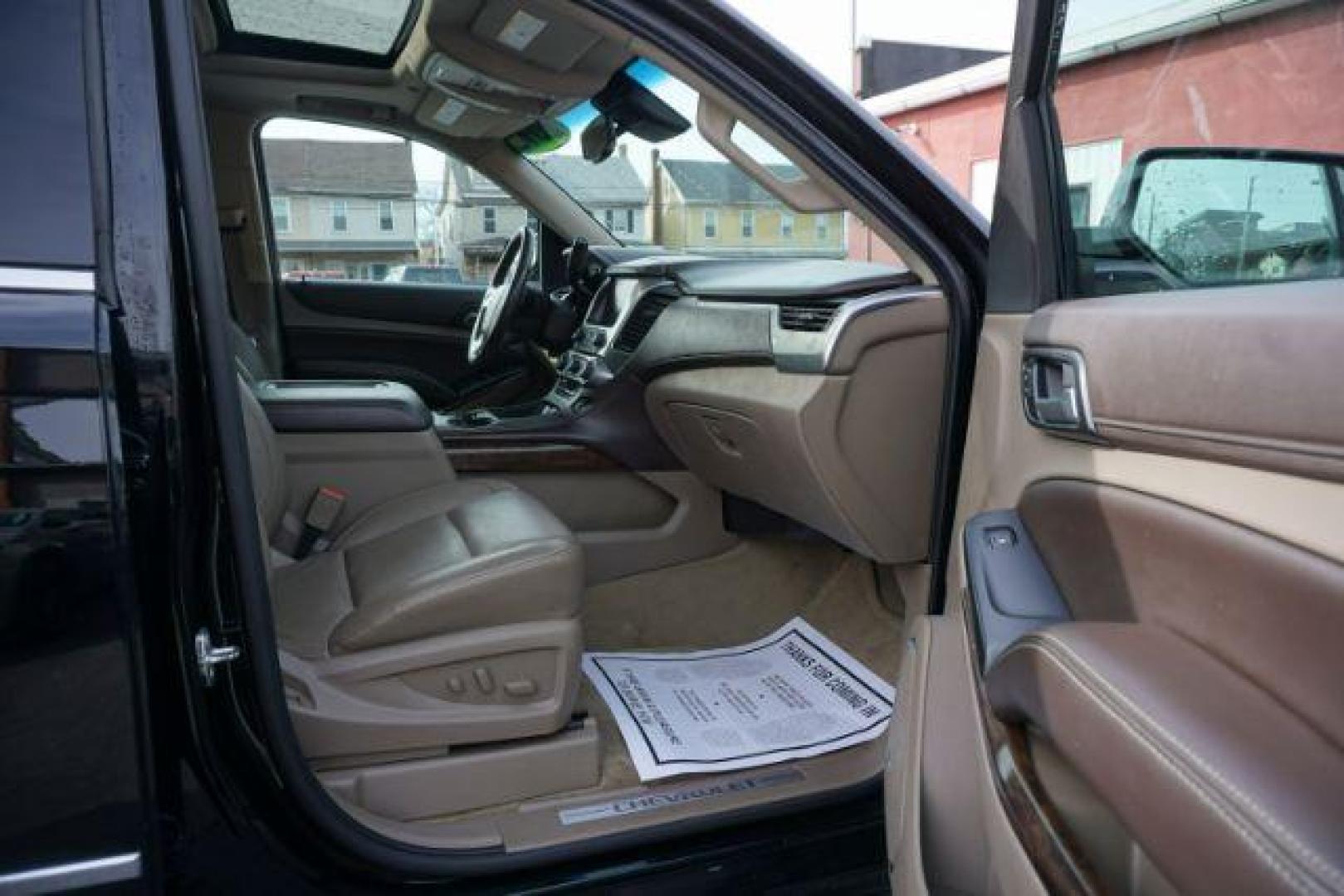 2015 Black /Cocoa/Dune CHEVROLET TAHOE LT (1GNSKBKC3FR) with an EcoTec3 5.3L V-8 gasoline direct injection engine, located at 312 Centre Ave, Schuylkill Haven, PA, 17972, (570) 593-5278, 40.638130, -76.177383- Photo#90