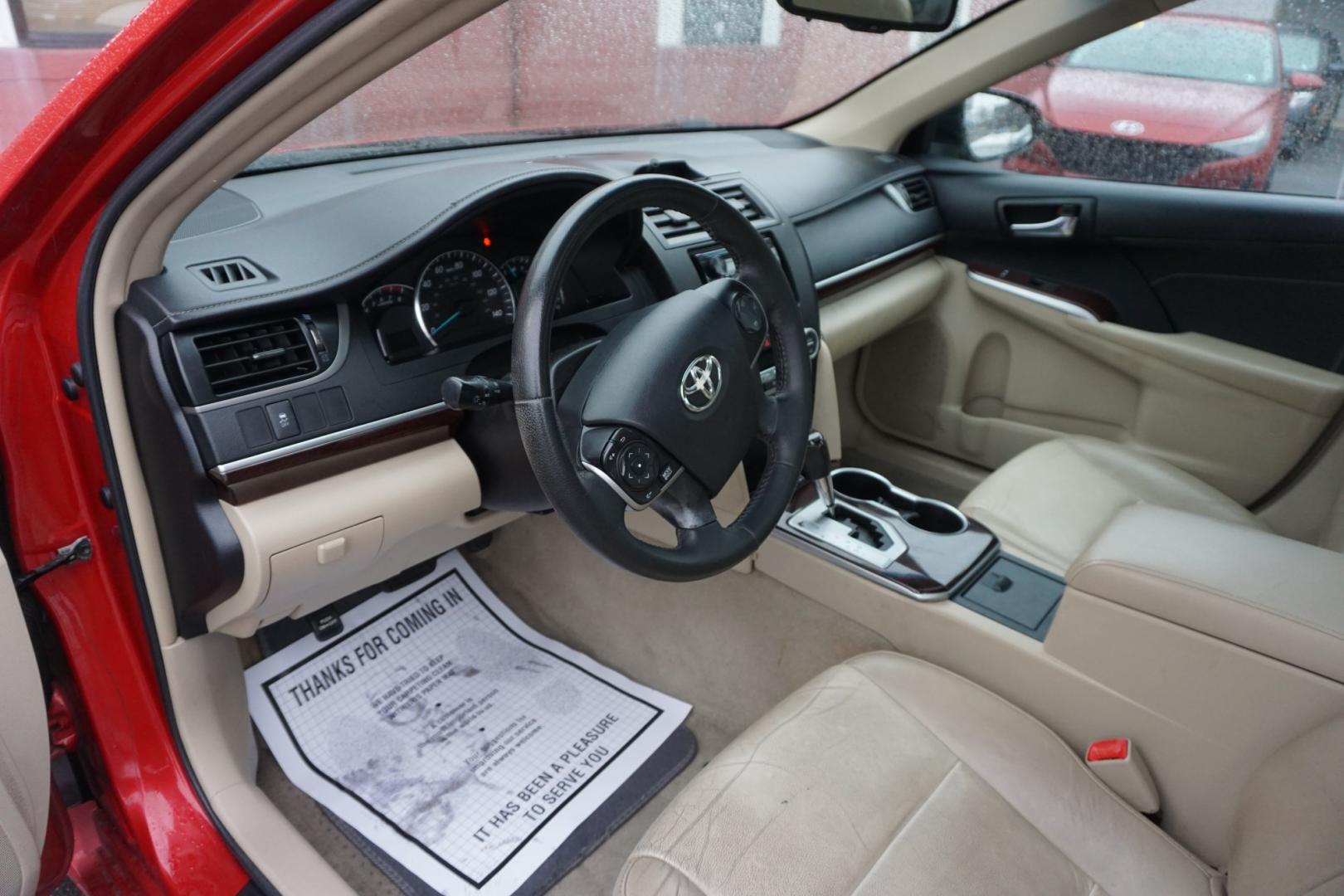 2014 Barcelona Red Metallic /Black/Ash 2-Tone TOYOTA CAMRY XLE (4T1BK1FK2EU) with an 3.5L V-6 DOHC engine, located at 312 Centre Ave, Schuylkill Haven, PA, 17972, (570) 593-5278, 40.638130, -76.177383- Photo#30