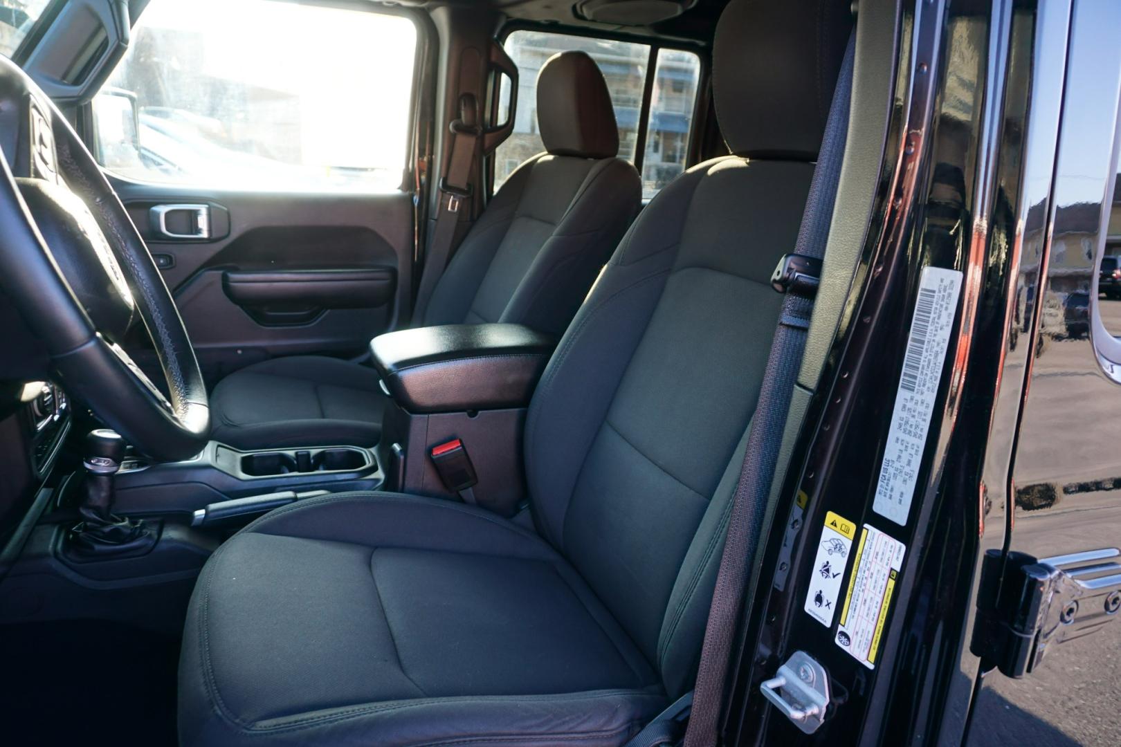2018 BLACK CLEARCOAT JEEP WRANGLER UNLIMITED SPORT S (1C4HJXDG3JW) with an 3.6L V6 F DOHC 24V engine, AUTOMATIC transmission, located at 312 Centre Ave, Schuylkill Haven, PA, 17972, (570) 593-5278, 40.638130, -76.177383- Photo#29