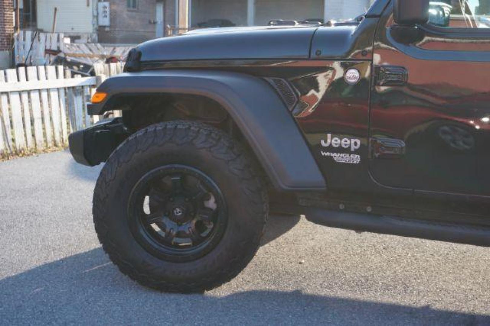 2018 BLACK CLEARCOAT JEEP WRANGLER UNLIMITED SPORT S (1C4HJXDG3JW) with an 3.6L V6 F DOHC 24V engine, AUTOMATIC transmission, located at 312 Centre Ave, Schuylkill Haven, PA, 17972, (570) 593-5278, 40.638130, -76.177383- Photo#42