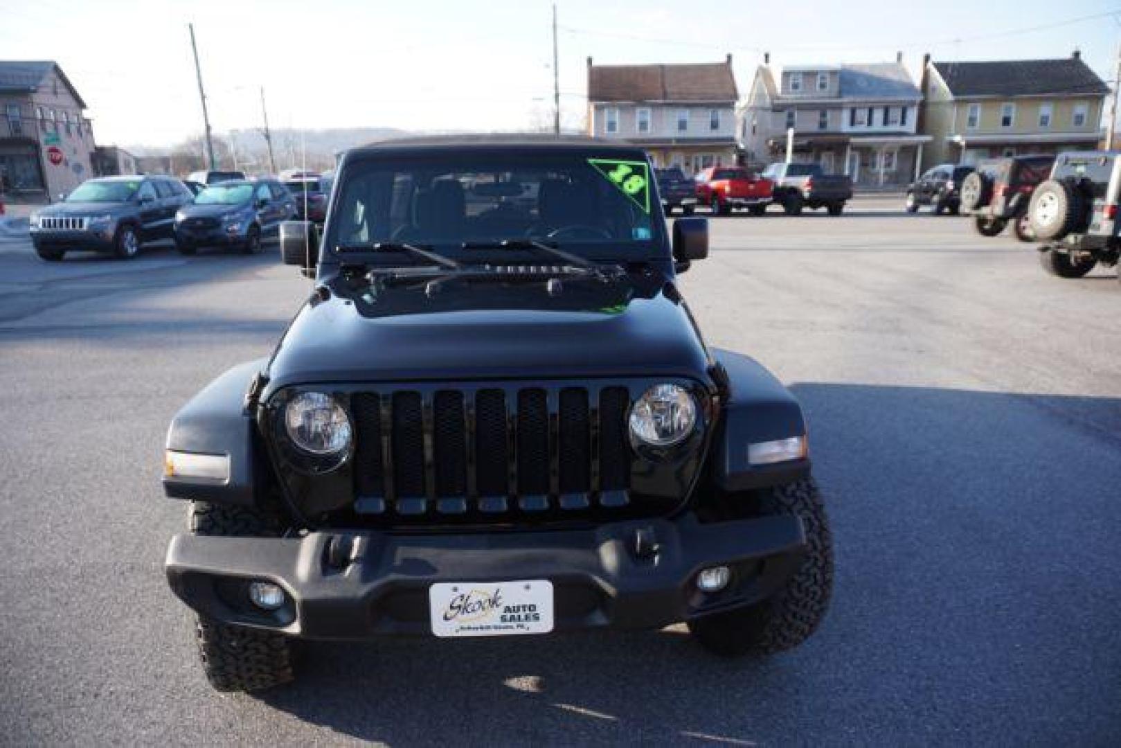 2018 BLACK CLEARCOAT JEEP WRANGLER UNLIMITED SPORT S (1C4HJXDG3JW) with an 3.6L V6 F DOHC 24V engine, AUTOMATIC transmission, located at 312 Centre Ave, Schuylkill Haven, PA, 17972, (570) 593-5278, 40.638130, -76.177383- Photo#63