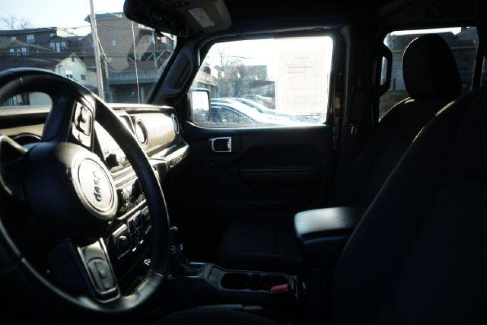 2018 BLACK CLEARCOAT JEEP WRANGLER UNLIMITED SPORT S (1C4HJXDG3JW) with an 3.6L V6 F DOHC 24V engine, AUTOMATIC transmission, located at 312 Centre Ave, Schuylkill Haven, PA, 17972, (570) 593-5278, 40.638130, -76.177383- Photo#67