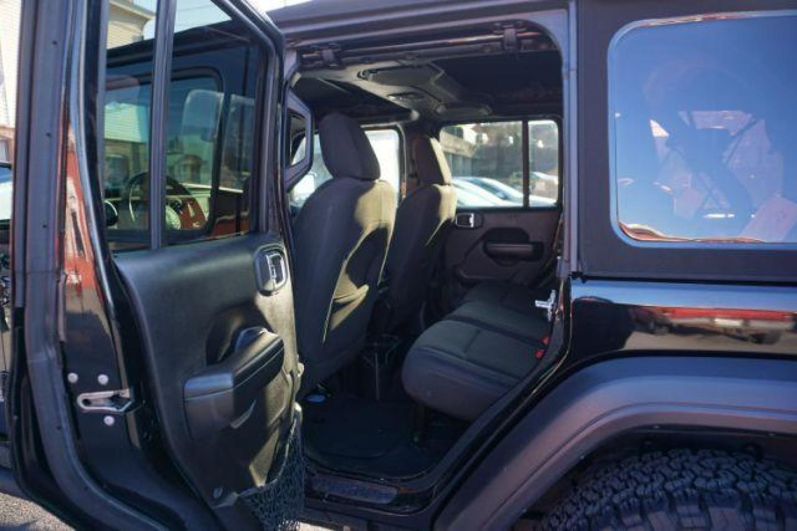 2018 BLACK CLEARCOAT JEEP WRANGLER UNLIMITED SPORT S (1C4HJXDG3JW) with an 3.6L V6 F DOHC 24V engine, AUTOMATIC transmission, located at 312 Centre Ave, Schuylkill Haven, PA, 17972, (570) 593-5278, 40.638130, -76.177383- Photo#73