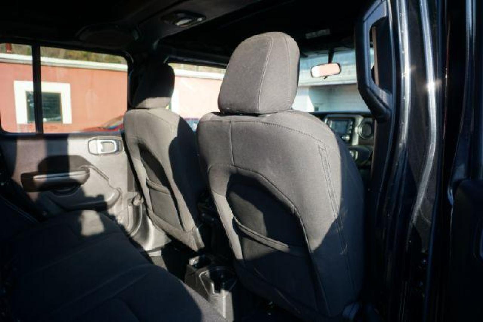 2018 BLACK CLEARCOAT JEEP WRANGLER UNLIMITED SPORT S (1C4HJXDG3JW) with an 3.6L V6 F DOHC 24V engine, AUTOMATIC transmission, located at 312 Centre Ave, Schuylkill Haven, PA, 17972, (570) 593-5278, 40.638130, -76.177383- Photo#80