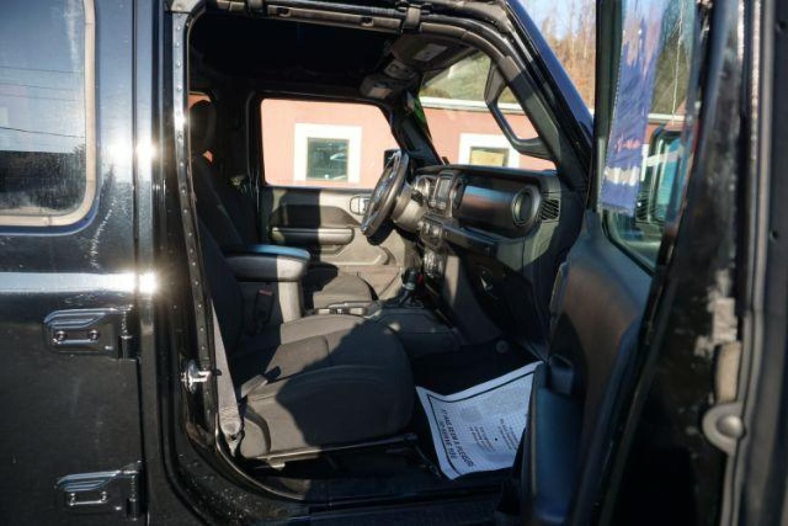 2018 BLACK CLEARCOAT JEEP WRANGLER UNLIMITED SPORT S (1C4HJXDG3JW) with an 3.6L V6 F DOHC 24V engine, AUTOMATIC transmission, located at 312 Centre Ave, Schuylkill Haven, PA, 17972, (570) 593-5278, 40.638130, -76.177383- Photo#82