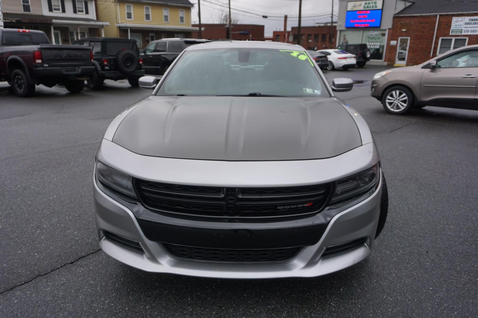 2018 Maximum Steel Metallic Clearcoat /Black DODGE CHARGER R/T (2C3CDXCT2JH) with an HEMI 5.7L V-8 regular unleaded engine, located at 312 Centre Ave, Schuylkill Haven, PA, 17972, (570) 593-5278, 40.638130, -76.177383 - Photo#1