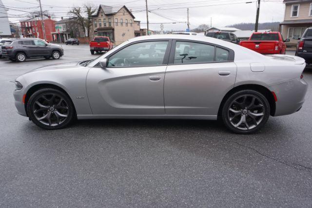 2018 Maximum Steel Metallic Clearcoat /Black Dodge Charger R/T RWD (2C3CDXCT2JH) with an HEMI 5.7L V-8 regular unleaded engine, located at 312 Centre Ave, Schuylkill Haven, PA, 17972, (570) 593-5278, 40.638130, -76.177383 - Photo#0
