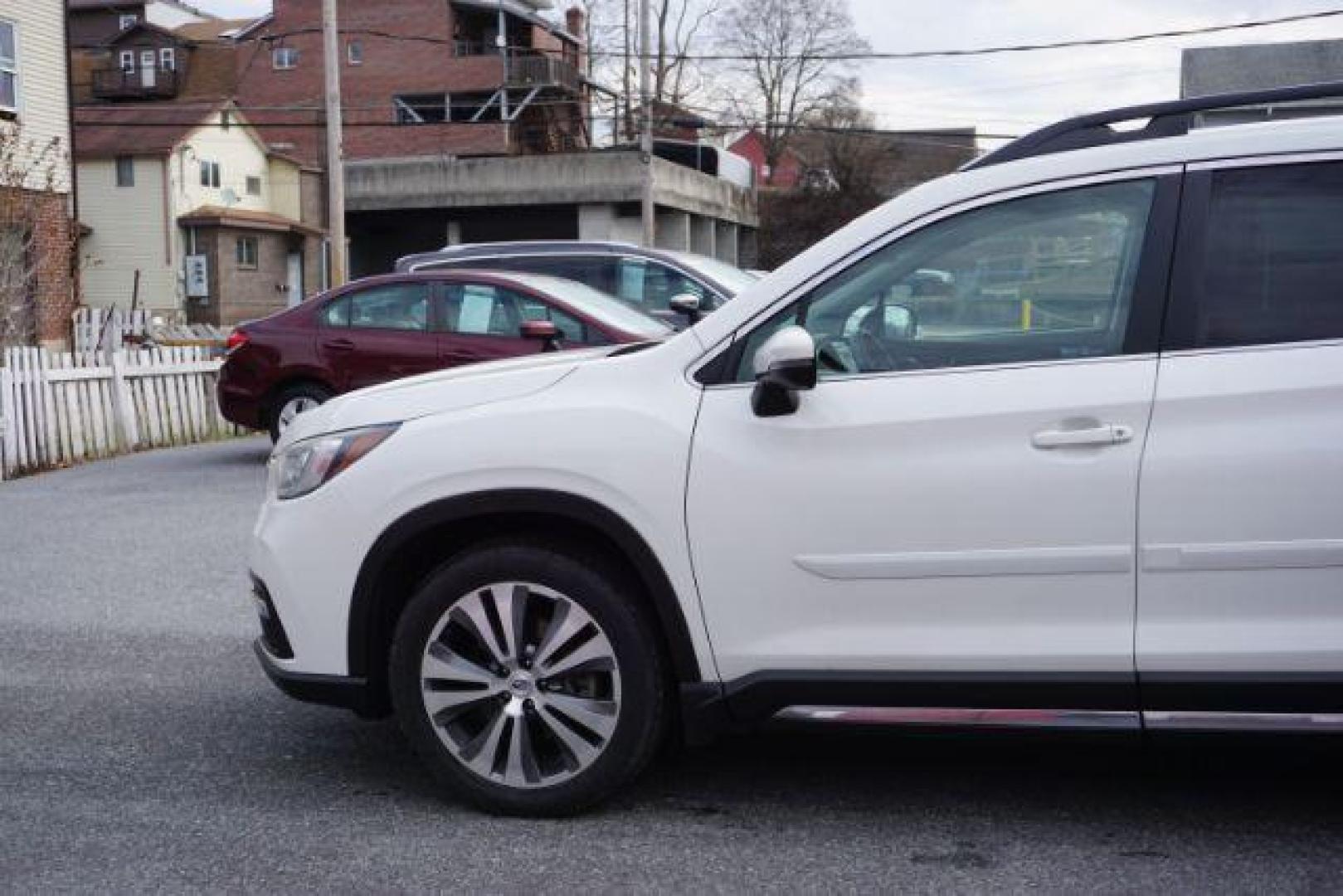 2020 Crystal White Pearl /Slate Black Subaru Ascent Limited (4S4WMAPD6L3) with an 2.4L H-4 gasoline direct injection engine, located at 312 Centre Ave, Schuylkill Haven, PA, 17972, (570) 593-5278, 40.638130, -76.177383 - Photo#1