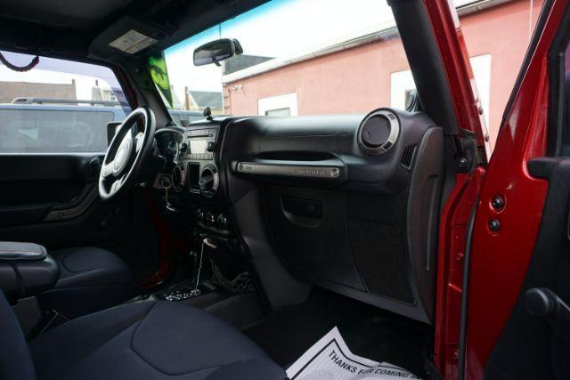 2013 Flame Red Clearcoat /Black Jeep Wrangler Sport (1C4AJWAG3DL) with an 3.6L V-6 DOHC engine, located at 312 Centre Ave, Schuylkill Haven, PA, 17972, (570) 593-5278, 40.638130, -76.177383 - Photo#36