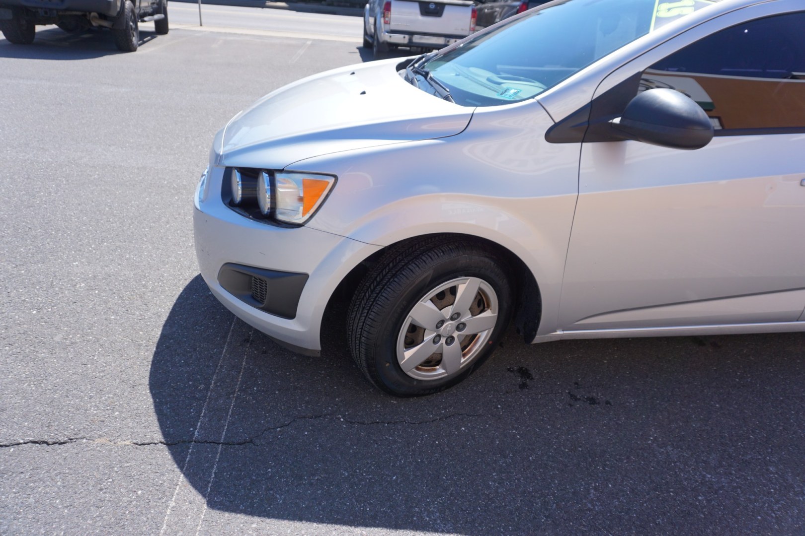 2015 CHEVROLET SONIC LS (1G1JA5SG2F4) , located at 312 Centre Ave, Schuylkill Haven, PA, 17972, (570) 593-5278, 40.638130, -76.177383 - Photo#3