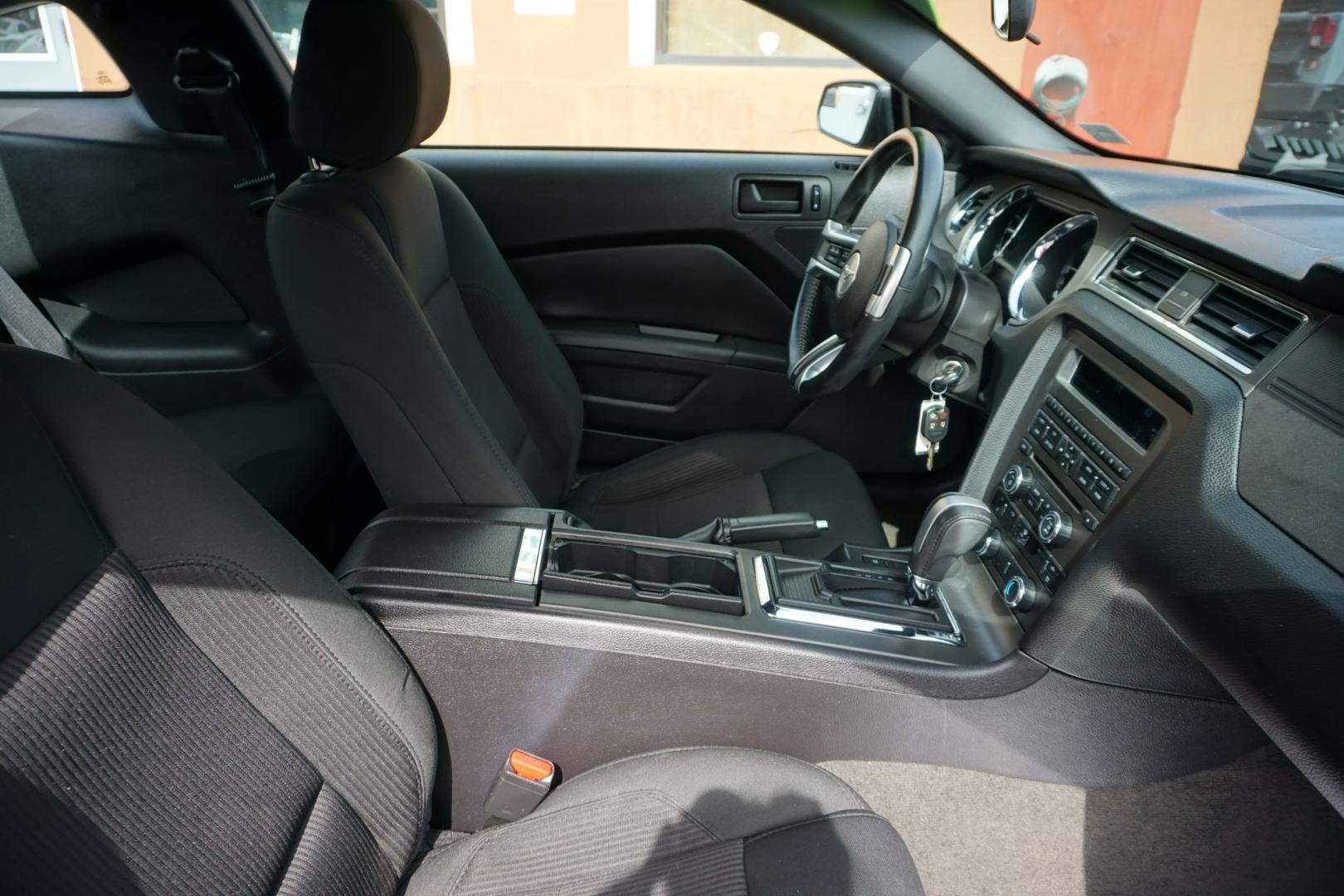 2014 Black /Charcoal Black FORD MUSTANG V6 (1ZVBP8AM1E5) with an 3.7L V-6 DOHC engine, located at 312 Centre Ave, Schuylkill Haven, PA, 17972, (570) 593-5278, 40.638130, -76.177383- Photo#25