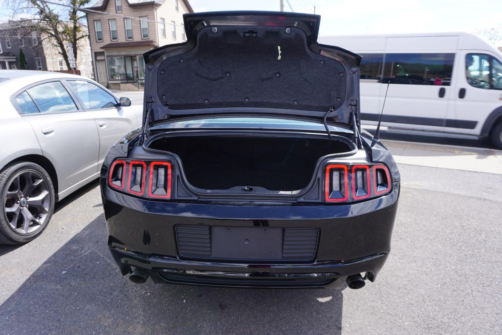 2014 Black /Charcoal Black FORD MUSTANG V6 (1ZVBP8AM1E5) with an 3.7L V-6 DOHC engine, located at 312 Centre Ave, Schuylkill Haven, PA, 17972, (570) 593-5278, 40.638130, -76.177383- Photo#29