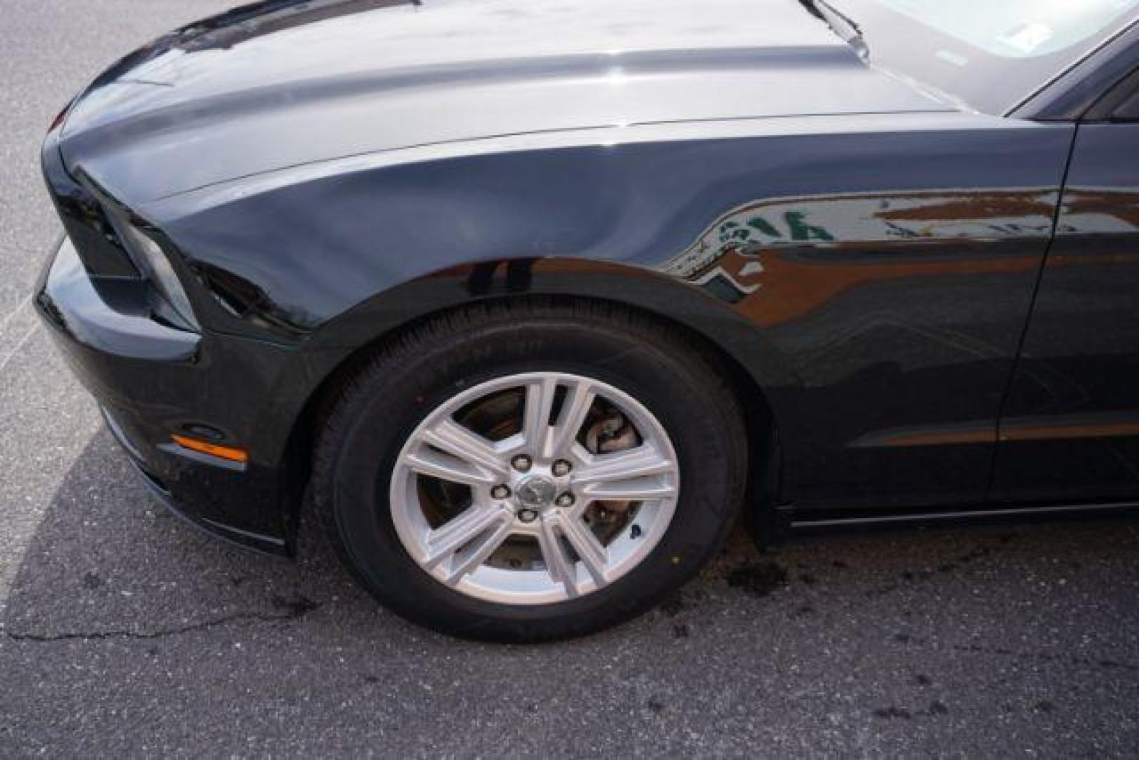 2014 Black /Charcoal Black FORD MUSTANG V6 (1ZVBP8AM1E5) with an 3.7L V-6 DOHC engine, located at 312 Centre Ave, Schuylkill Haven, PA, 17972, (570) 593-5278, 40.638130, -76.177383- Photo#36