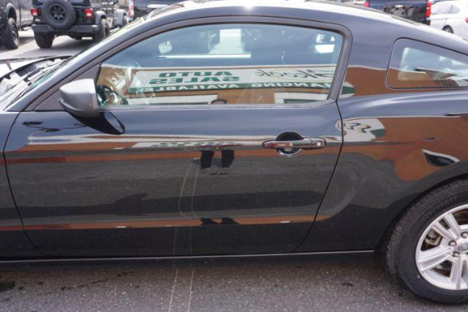 2014 Black /Charcoal Black FORD MUSTANG V6 (1ZVBP8AM1E5) with an 3.7L V-6 DOHC engine, located at 312 Centre Ave, Schuylkill Haven, PA, 17972, (570) 593-5278, 40.638130, -76.177383- Photo#37