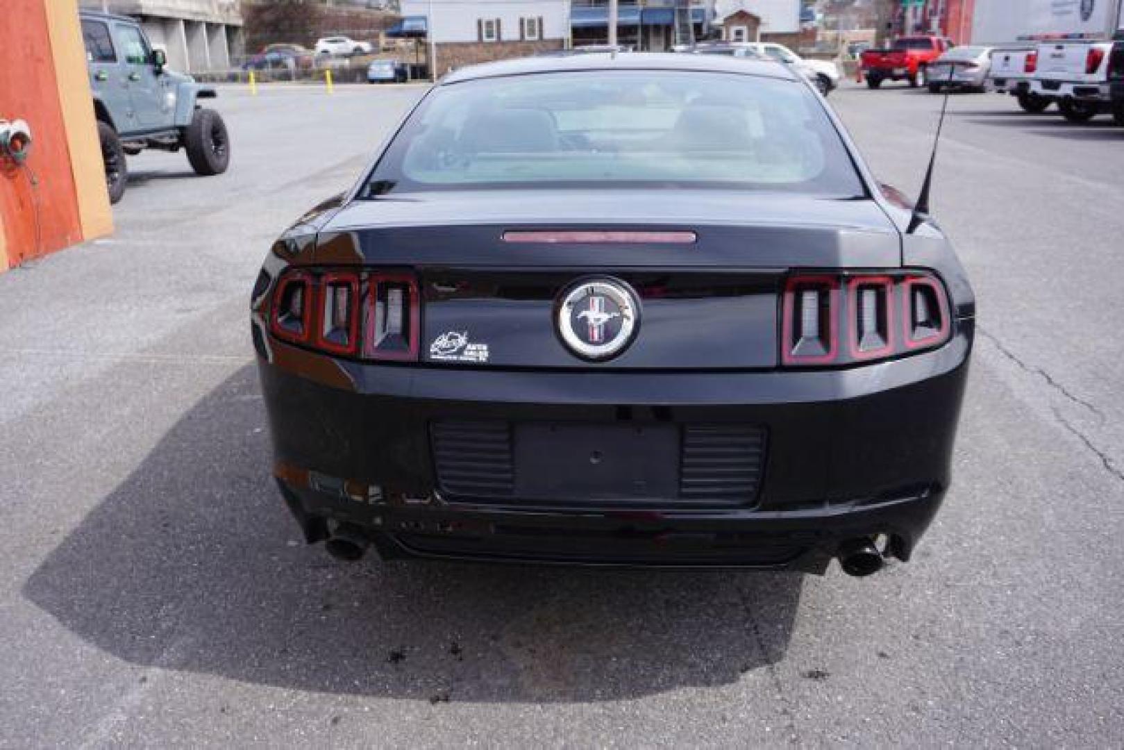 2014 Black /Charcoal Black FORD MUSTANG V6 (1ZVBP8AM1E5) with an 3.7L V-6 DOHC engine, located at 312 Centre Ave, Schuylkill Haven, PA, 17972, (570) 593-5278, 40.638130, -76.177383- Photo#41
