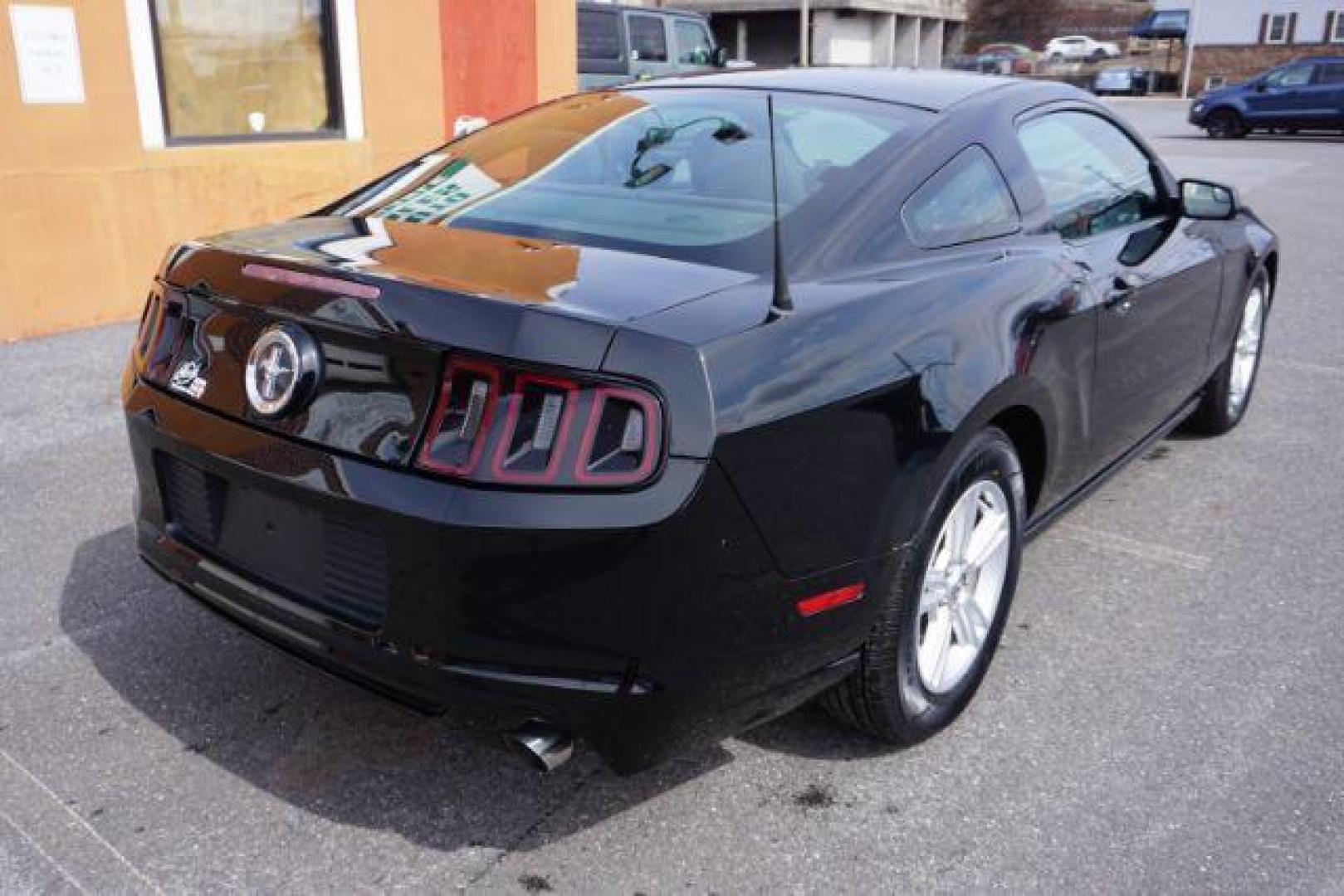 2014 Black /Charcoal Black FORD MUSTANG V6 (1ZVBP8AM1E5) with an 3.7L V-6 DOHC engine, located at 312 Centre Ave, Schuylkill Haven, PA, 17972, (570) 593-5278, 40.638130, -76.177383- Photo#42