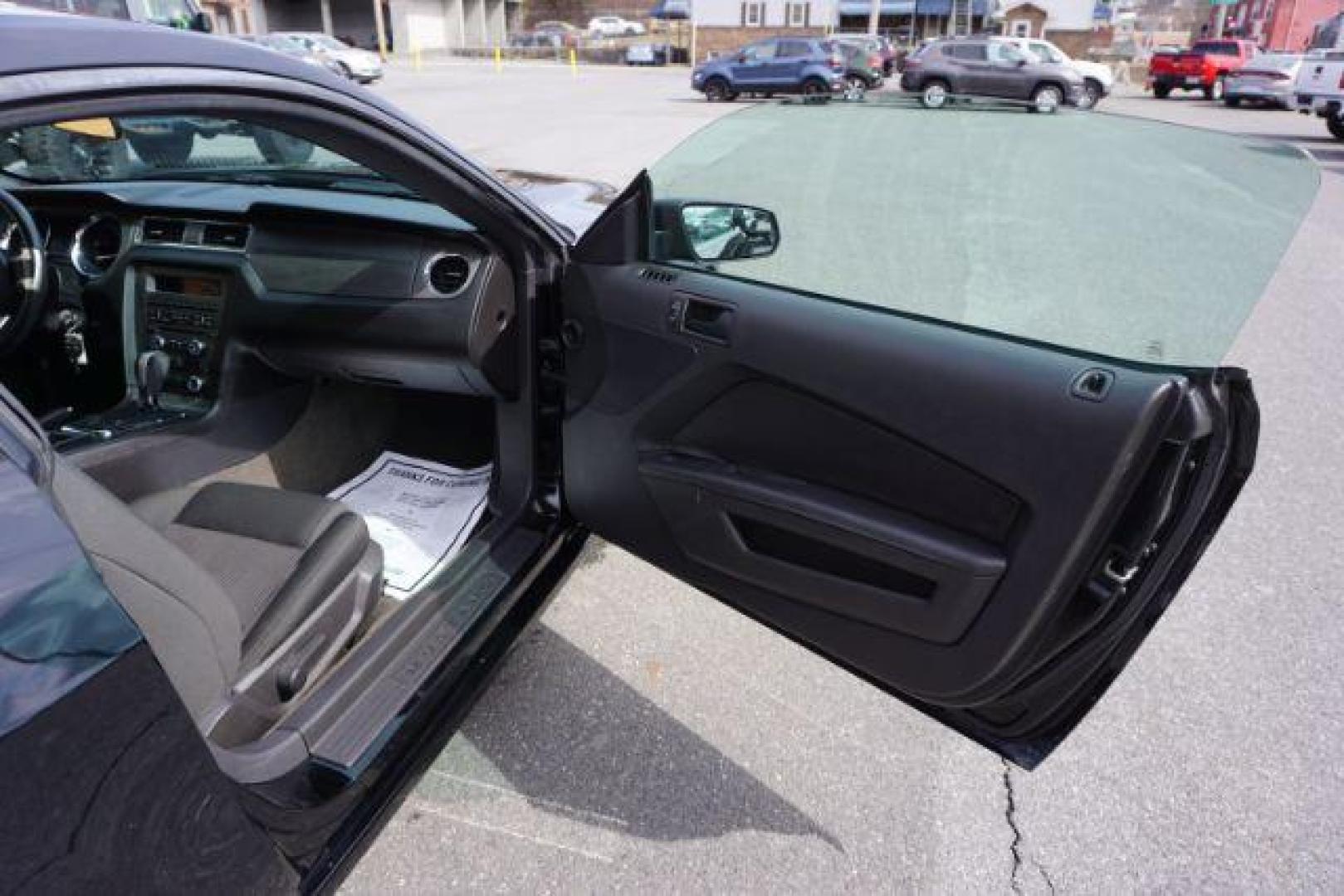 2014 Black /Charcoal Black FORD MUSTANG V6 (1ZVBP8AM1E5) with an 3.7L V-6 DOHC engine, located at 312 Centre Ave, Schuylkill Haven, PA, 17972, (570) 593-5278, 40.638130, -76.177383- Photo#61
