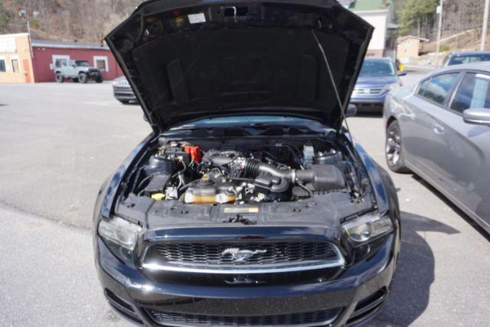 2014 Black /Charcoal Black FORD MUSTANG V6 (1ZVBP8AM1E5) with an 3.7L V-6 DOHC engine, located at 312 Centre Ave, Schuylkill Haven, PA, 17972, (570) 593-5278, 40.638130, -76.177383- Photo#64